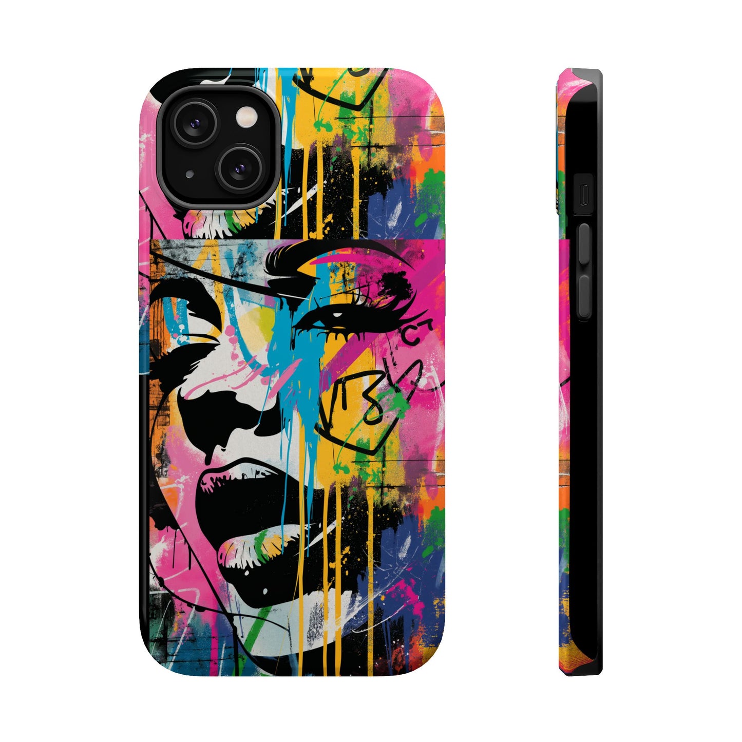 Phone Cases, Colorful Art, Trendy Accessories, Unique Gifts, Tough Cases with