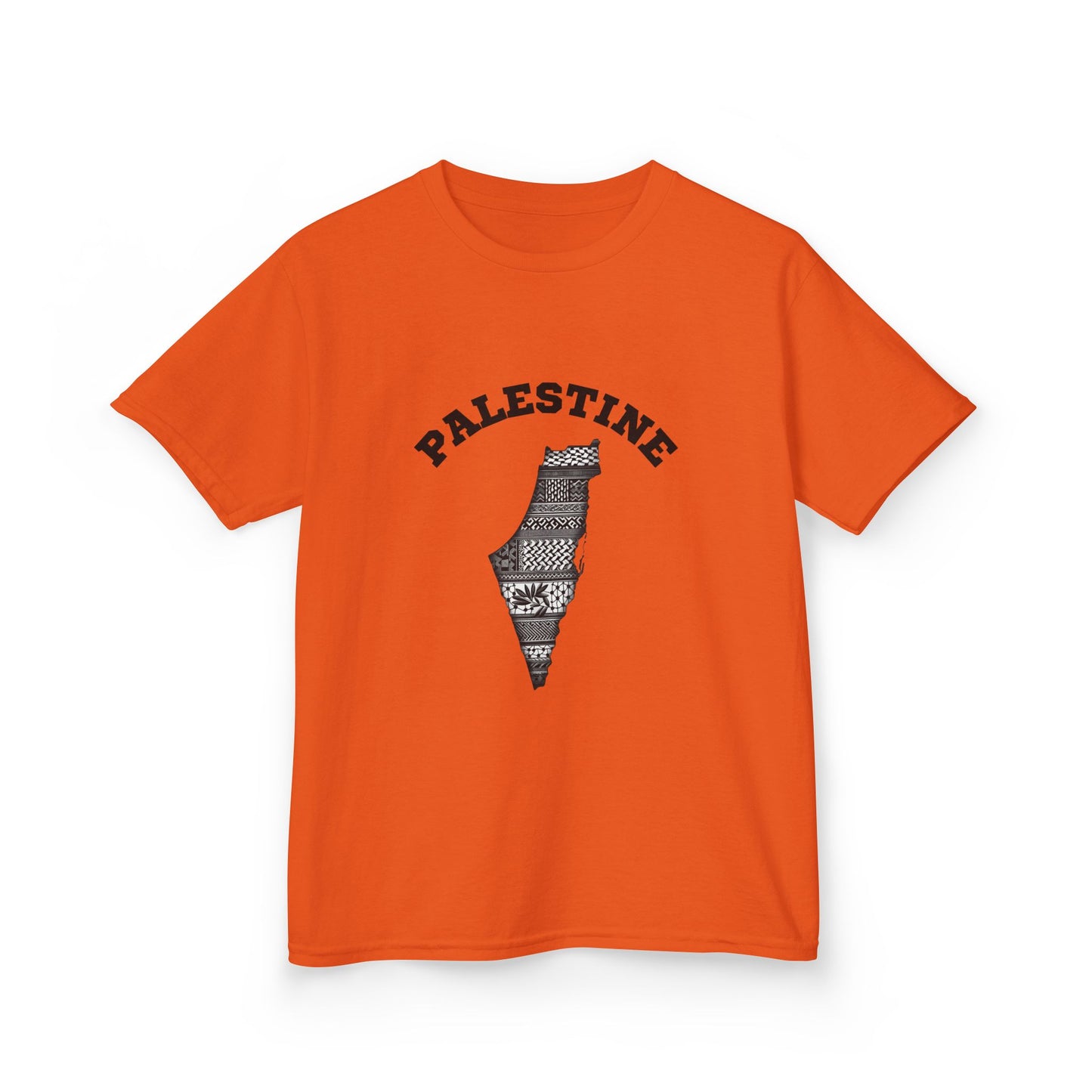 Palestine Kids Tee, Free Palestine Comfort T-Shirt for Youth, Casual Wear,