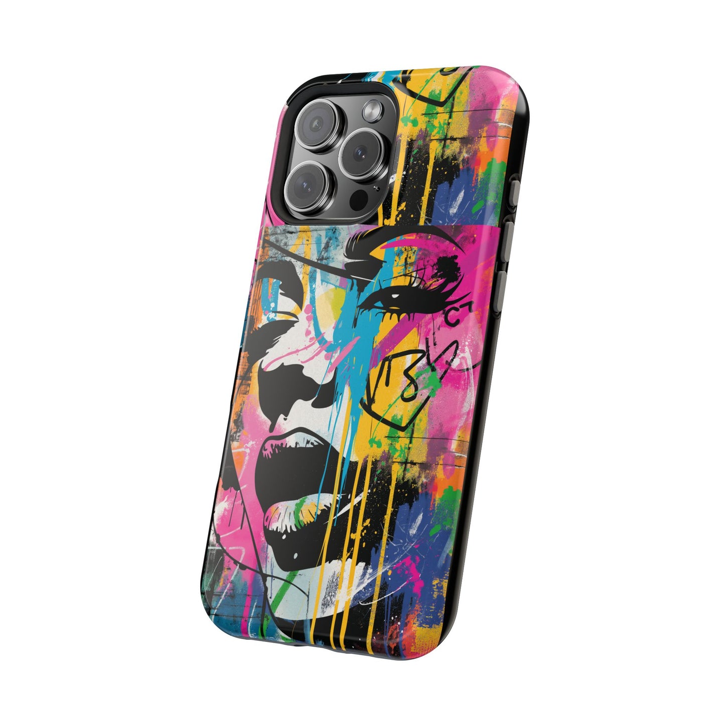 Phone Cases, Colorful Art, Trendy Accessories, Unique Gifts, Tough Cases with