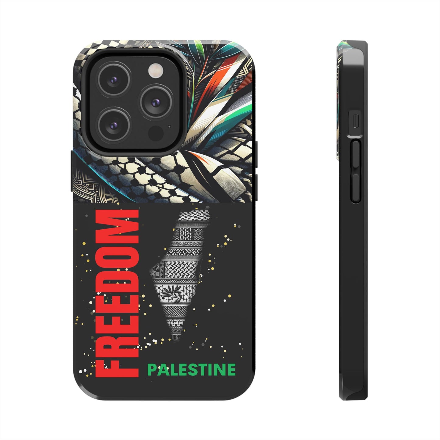 Freedom-Themed Phone Case, Durable Cover, Palestine Pride, Tough Phone Case
