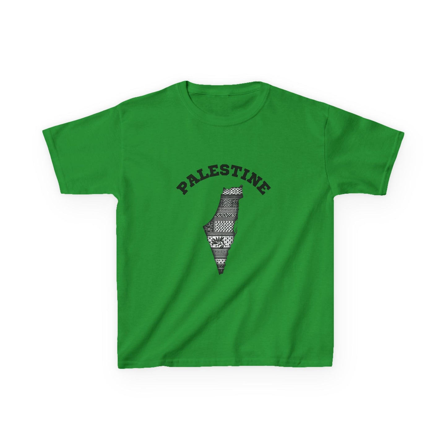 Palestine Kids Tee, Free Palestine Comfort T-Shirt for Youth, Casual Wear,
