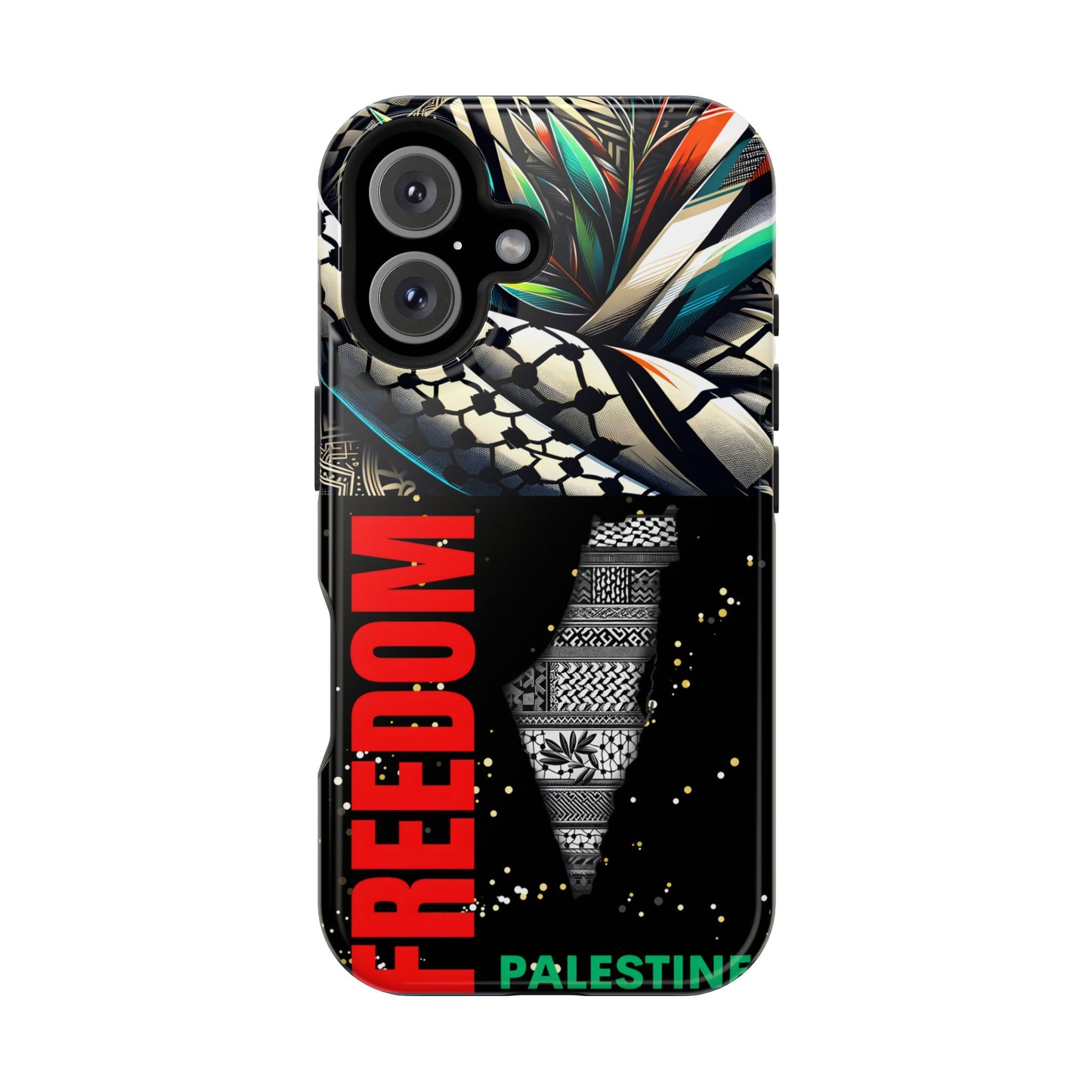 Palestine Activist Phone Cases, Unique Bouquet Design, Gift for Protesters