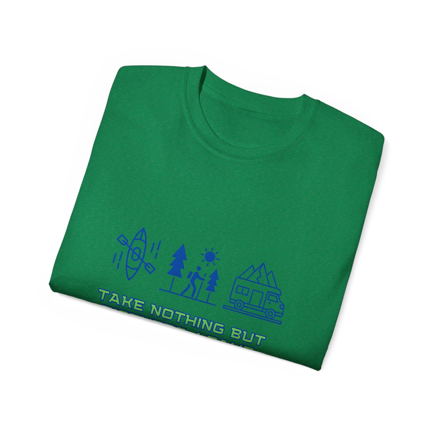 Adventure Vibes Tee - Eco-Friendly Unisex T-Shirt, Outdoor Camping Hiking Shirt,