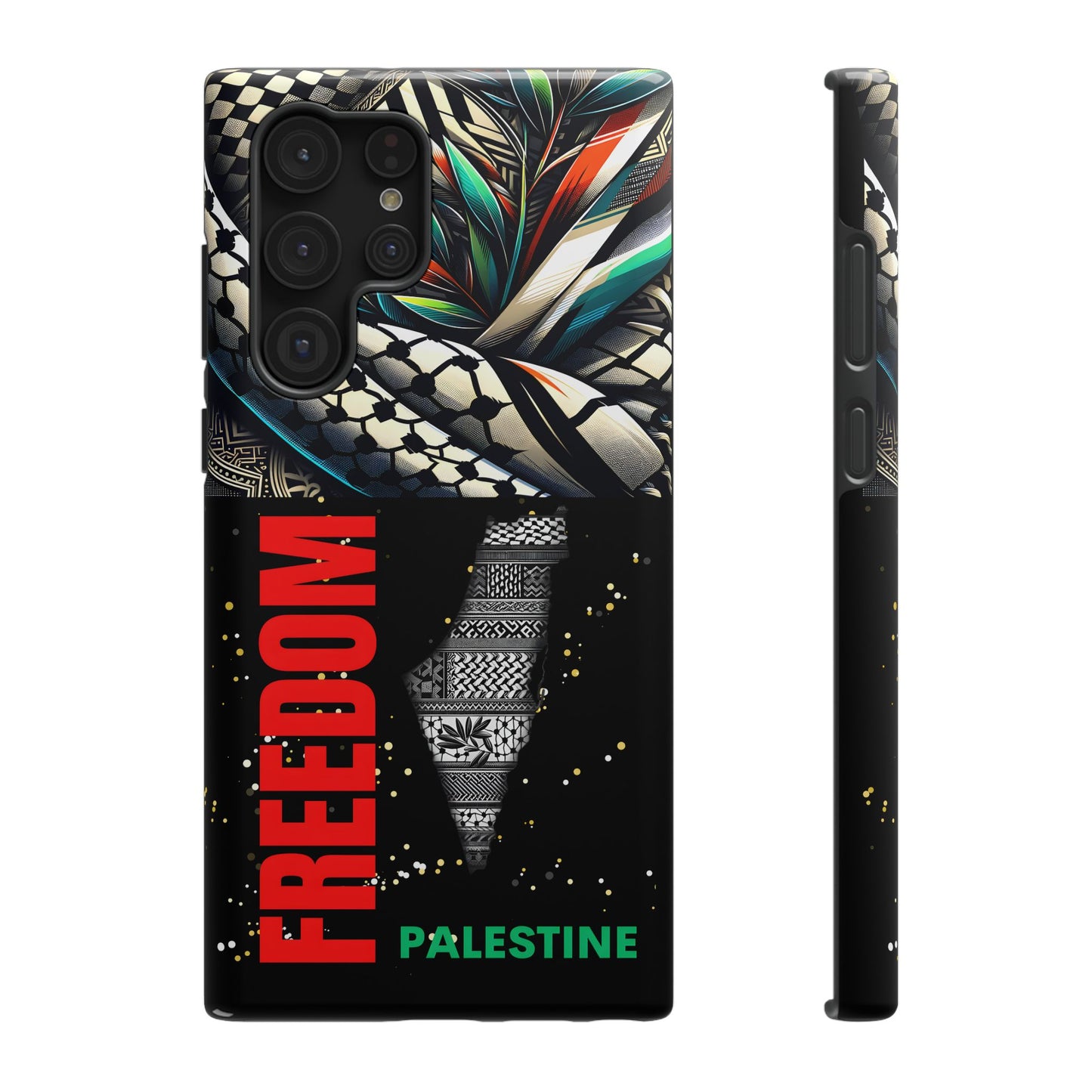 Palestine Activist Phone Cases, Unique Bouquet Design, Gift for Protesters