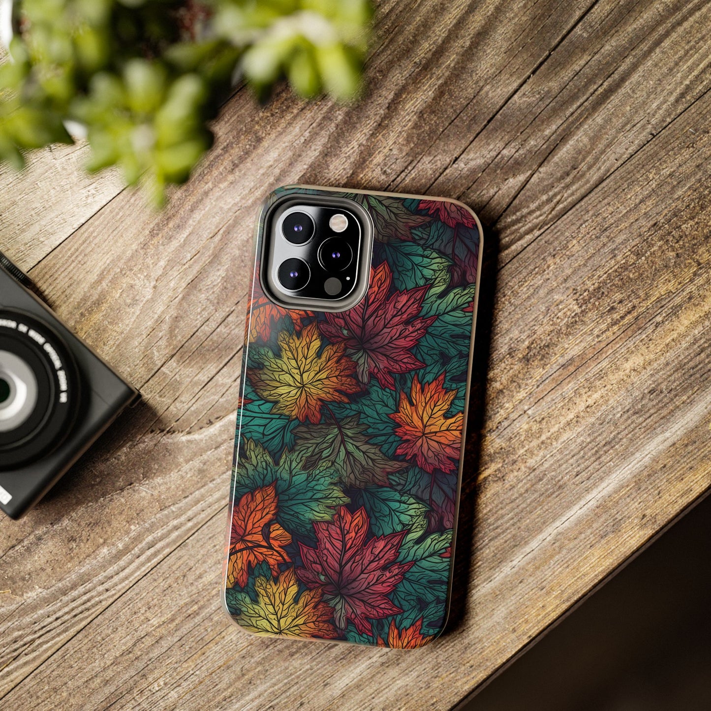 Fall Maple Leaf Tough Phone Cases - iPhone, Samsung, Protective Cover, Autumn