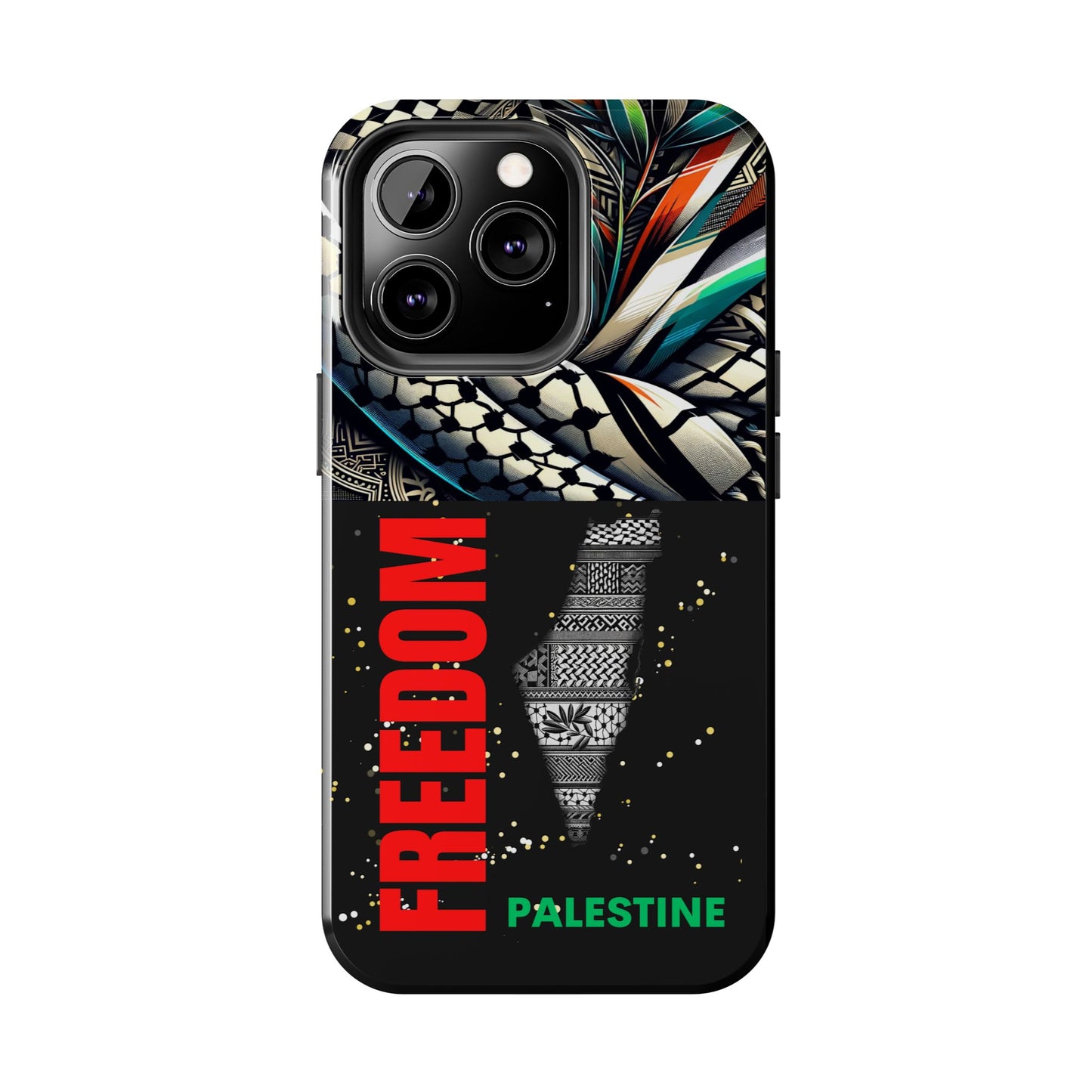 Freedom-Themed Phone Case, Durable Cover, Palestine Pride, Tough Phone Case