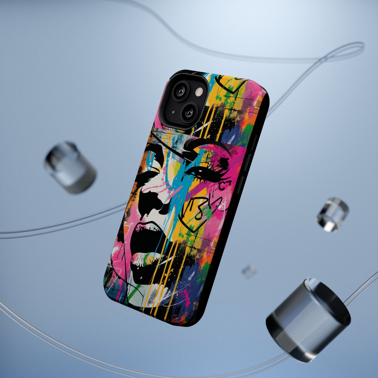 Phone Cases, Colorful Art, Trendy Accessories, Unique Gifts, Tough Cases with