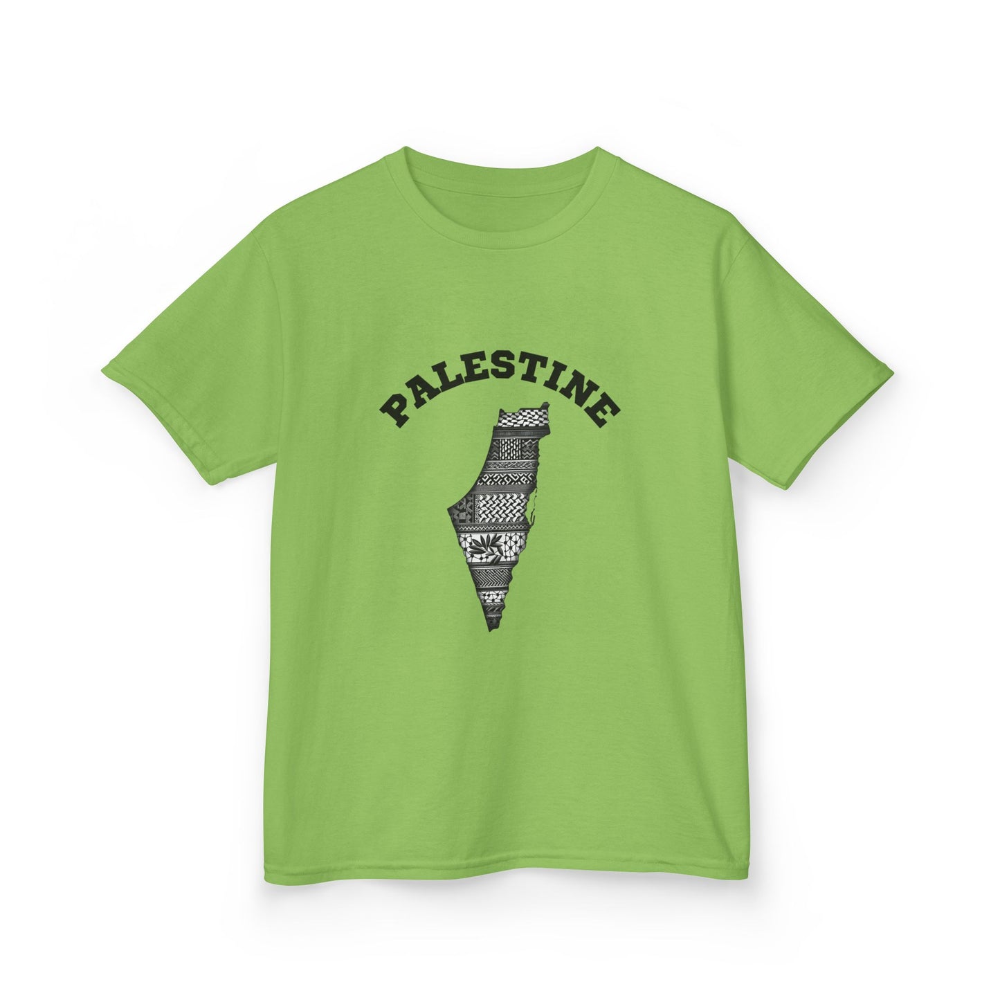 Palestine Kids Tee, Free Palestine Comfort T-Shirt for Youth, Casual Wear,