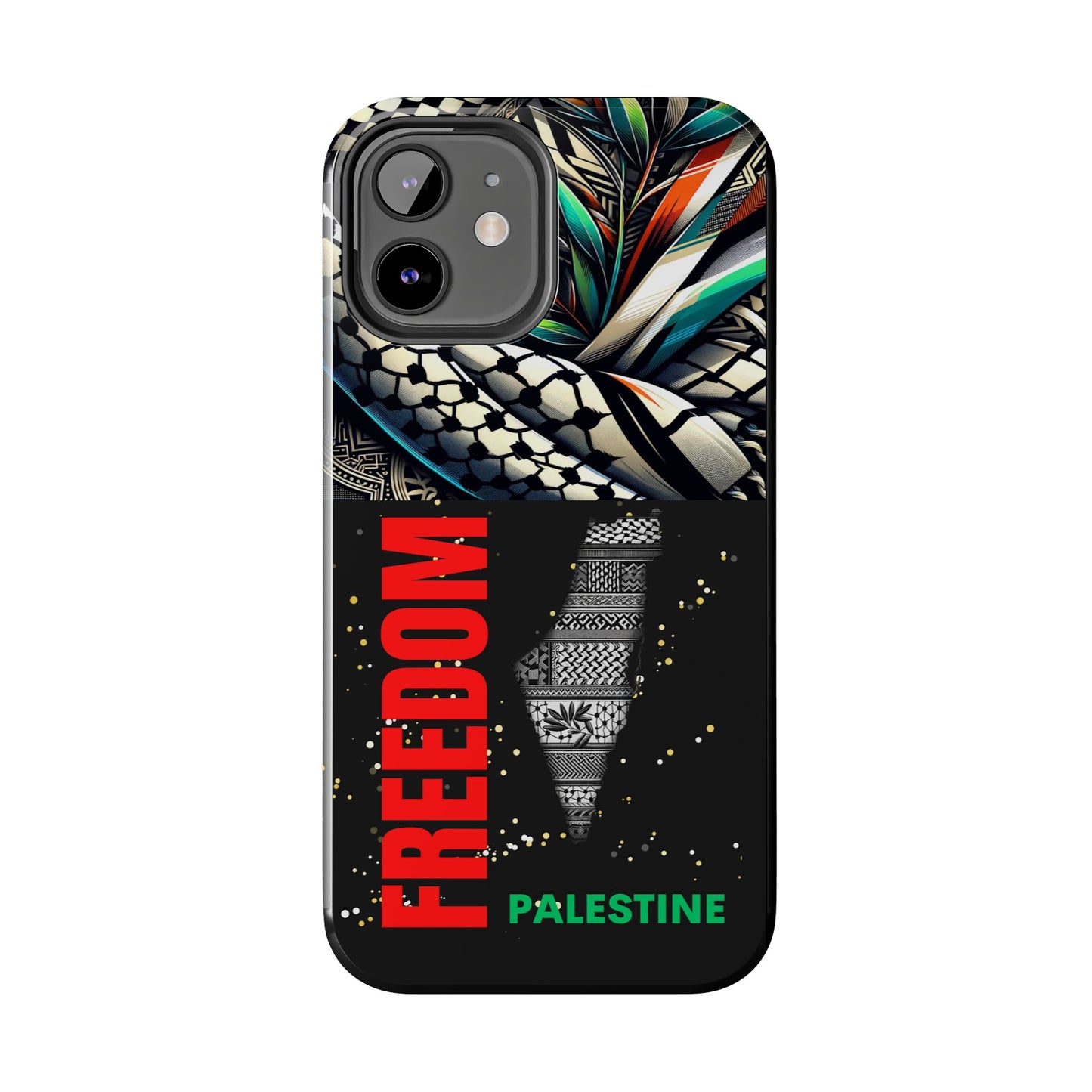 Freedom-Themed Phone Case, Durable Cover, Palestine Pride, Tough Phone Case