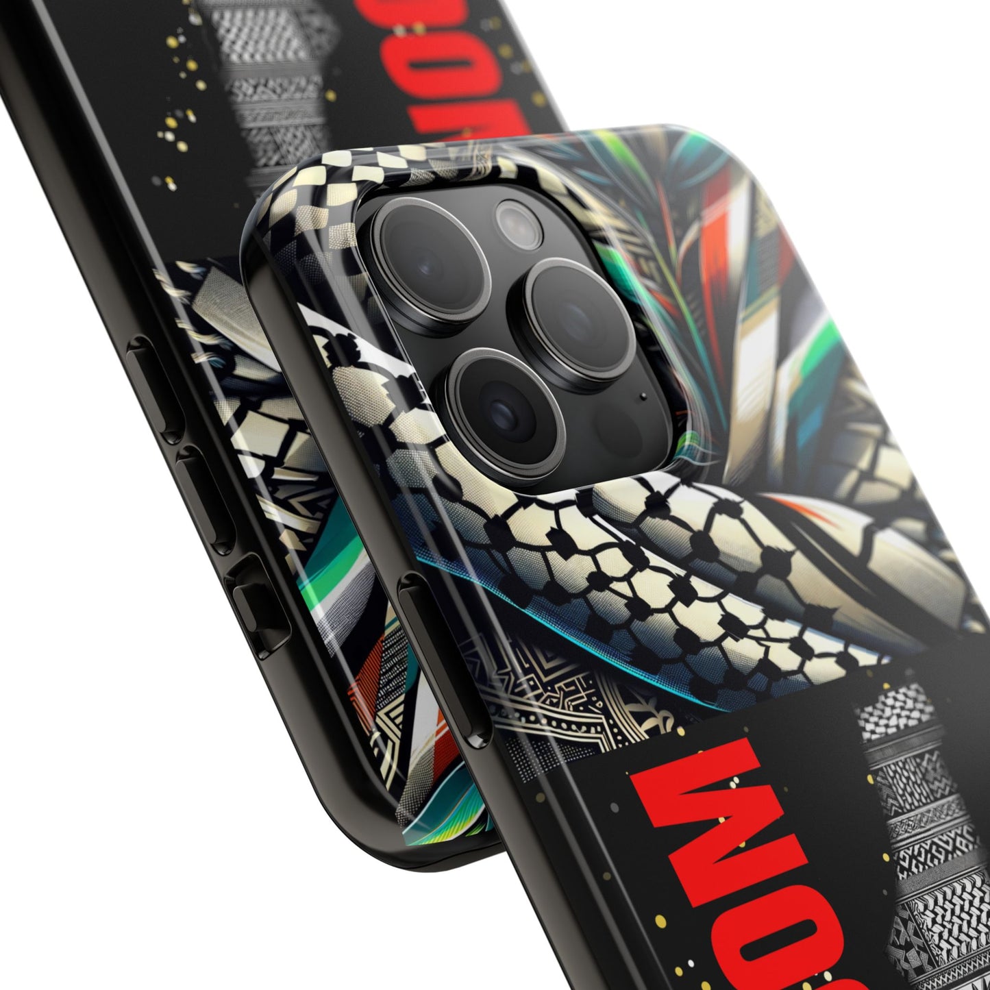Freedom-Themed Phone Case, Durable Cover, Palestine Pride, Tough Phone Case