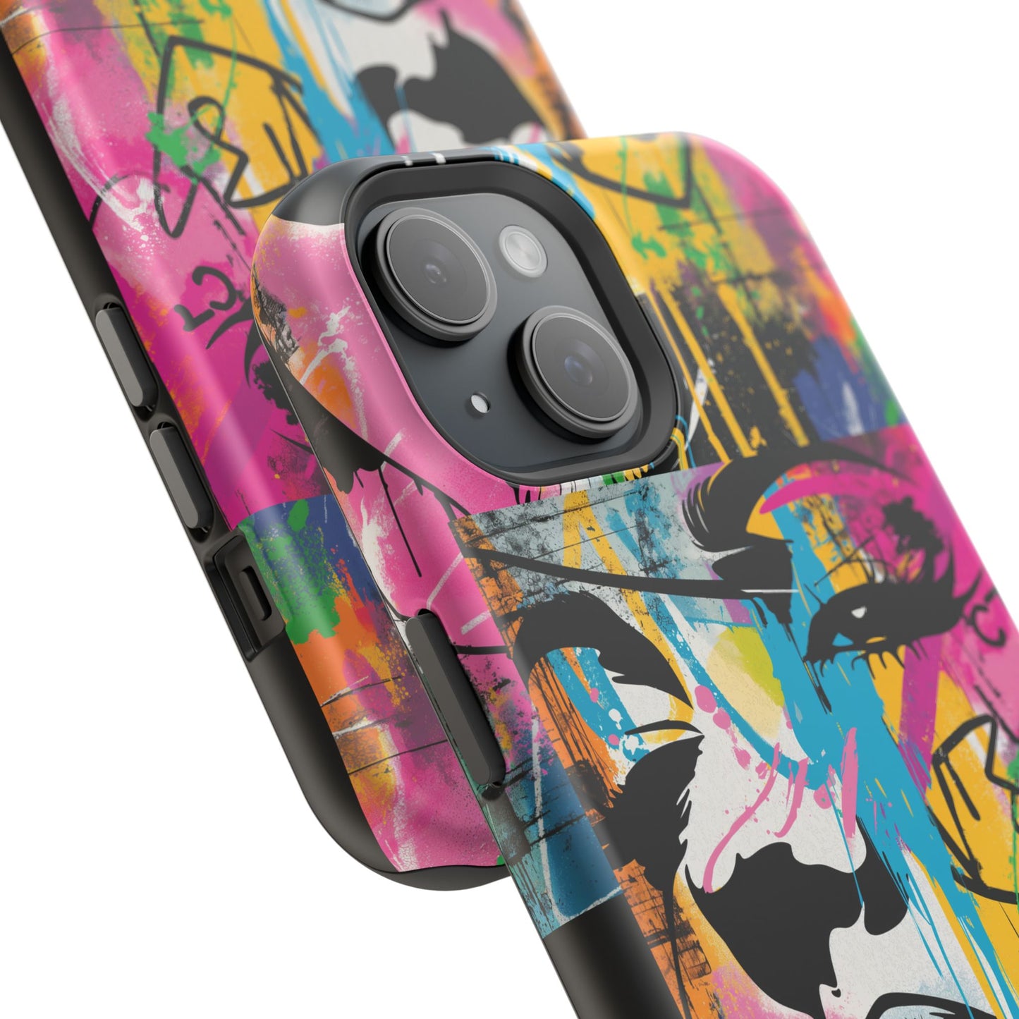 Phone Cases, Colorful Art, Trendy Accessories, Unique Gifts, Tough Cases with
