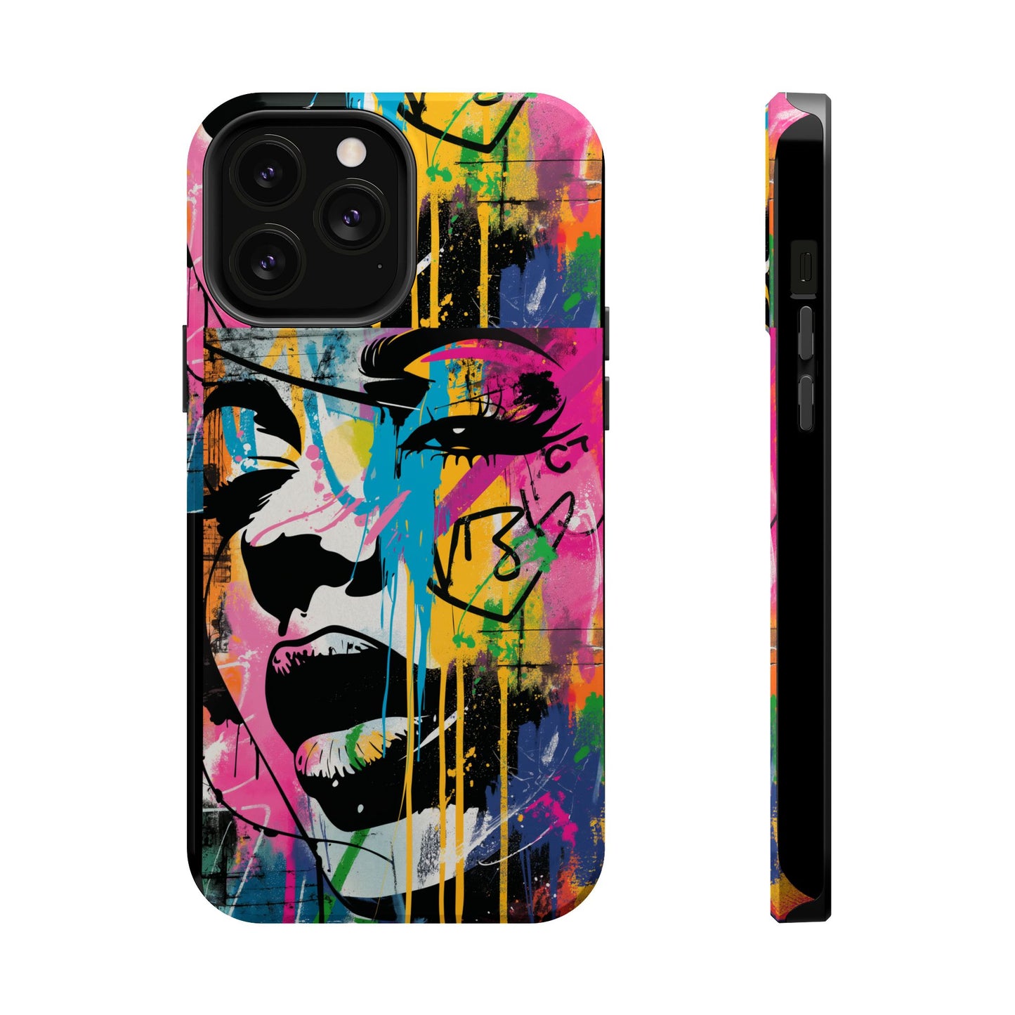 Phone Cases, Colorful Art, Trendy Accessories, Unique Gifts, Tough Cases with