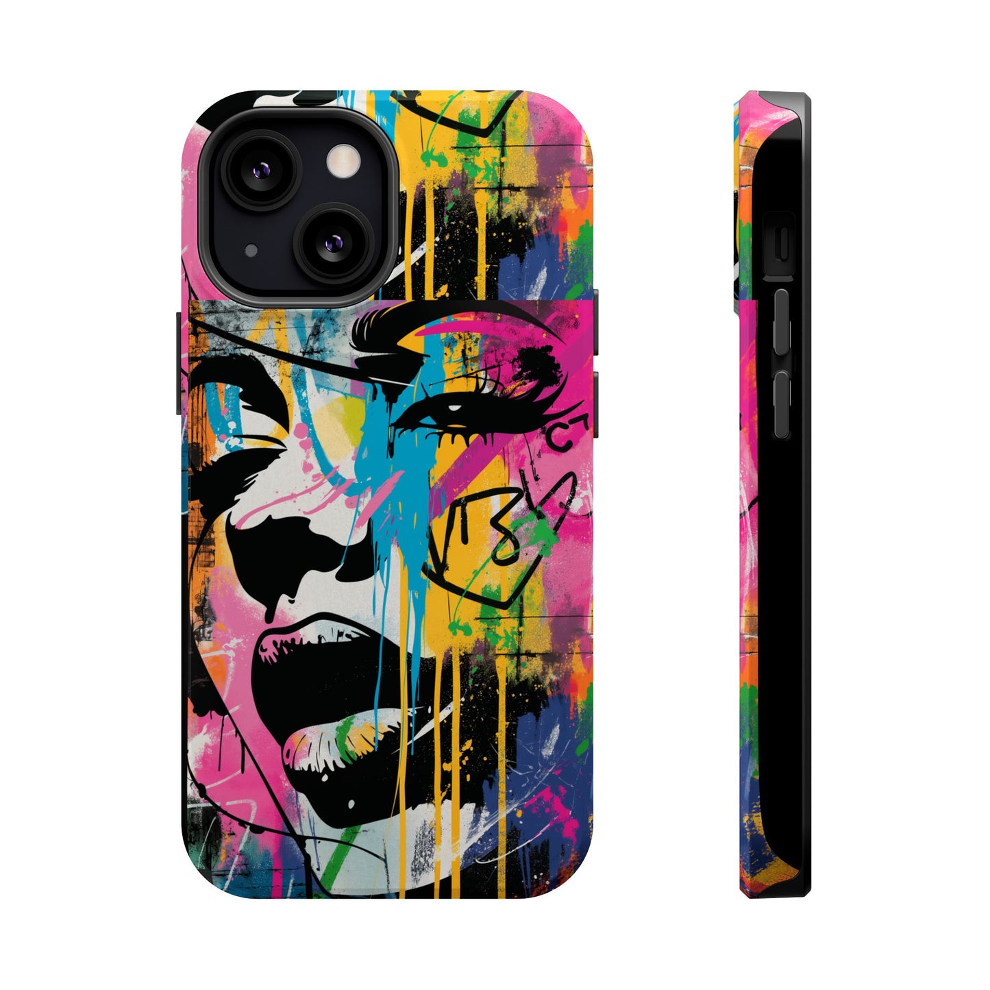 Phone Cases, Colorful Art, Trendy Accessories, Unique Gifts, Tough Cases with