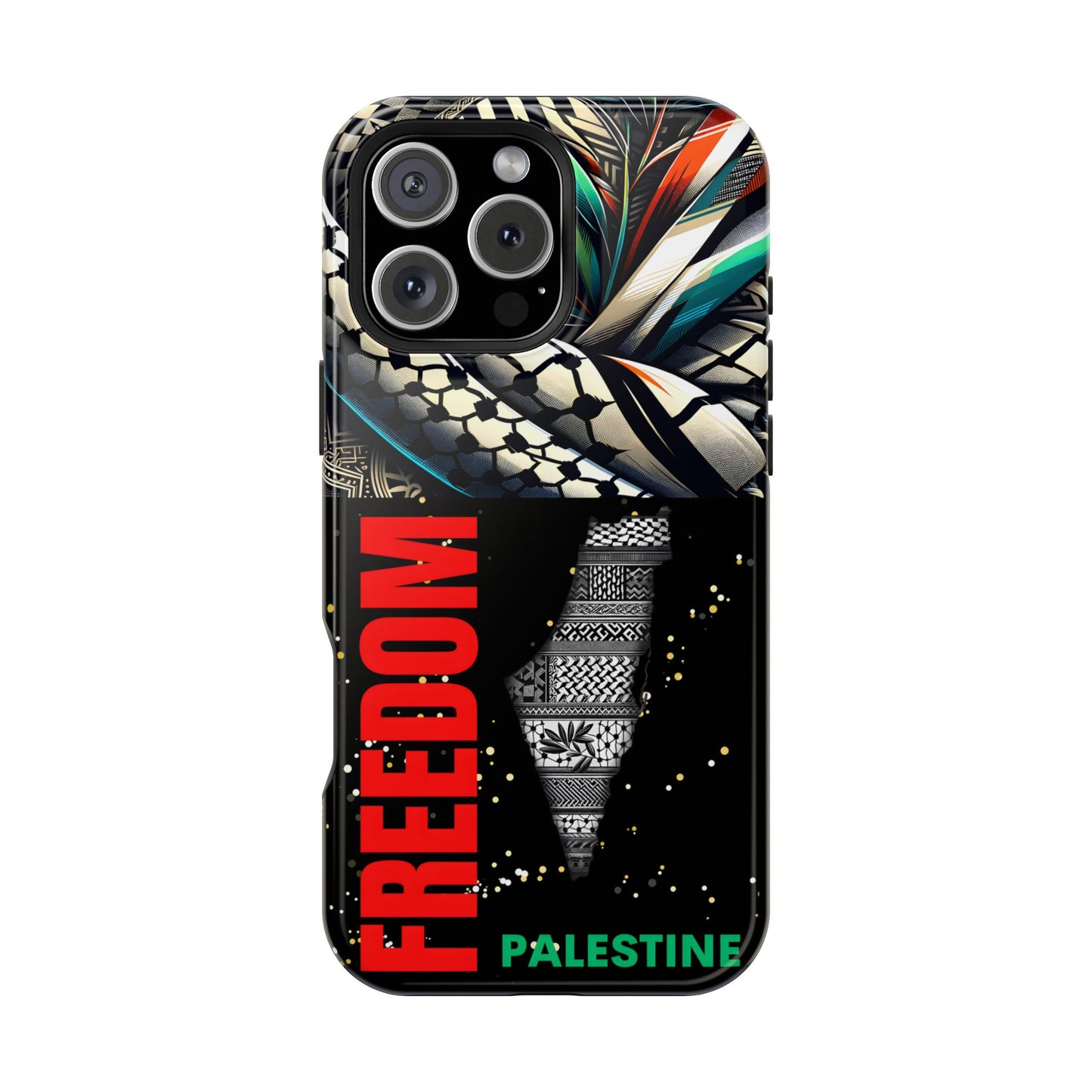 Palestine Activist Phone Cases, Unique Bouquet Design, Gift for Protesters