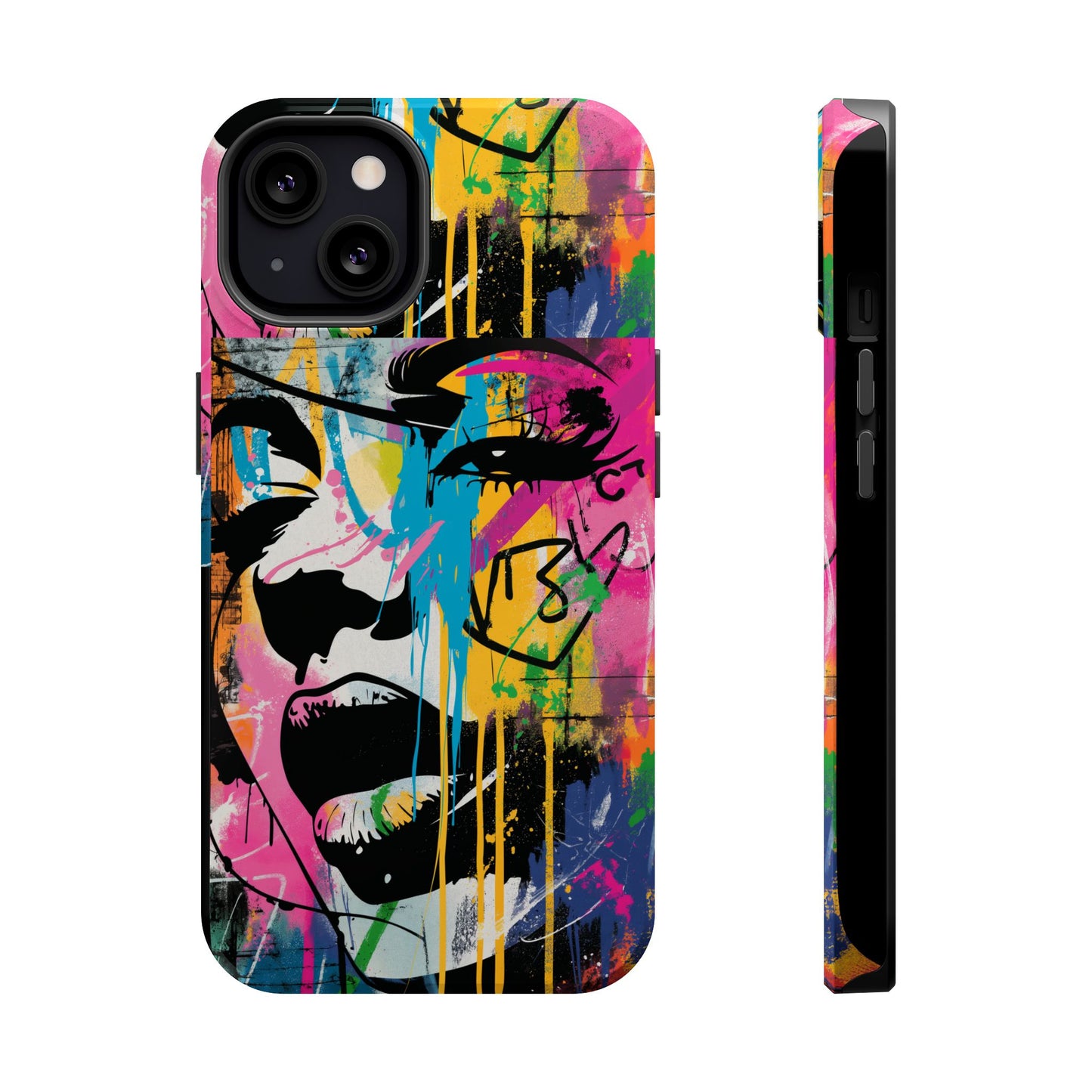 Phone Cases, Colorful Art, Trendy Accessories, Unique Gifts, Tough Cases with