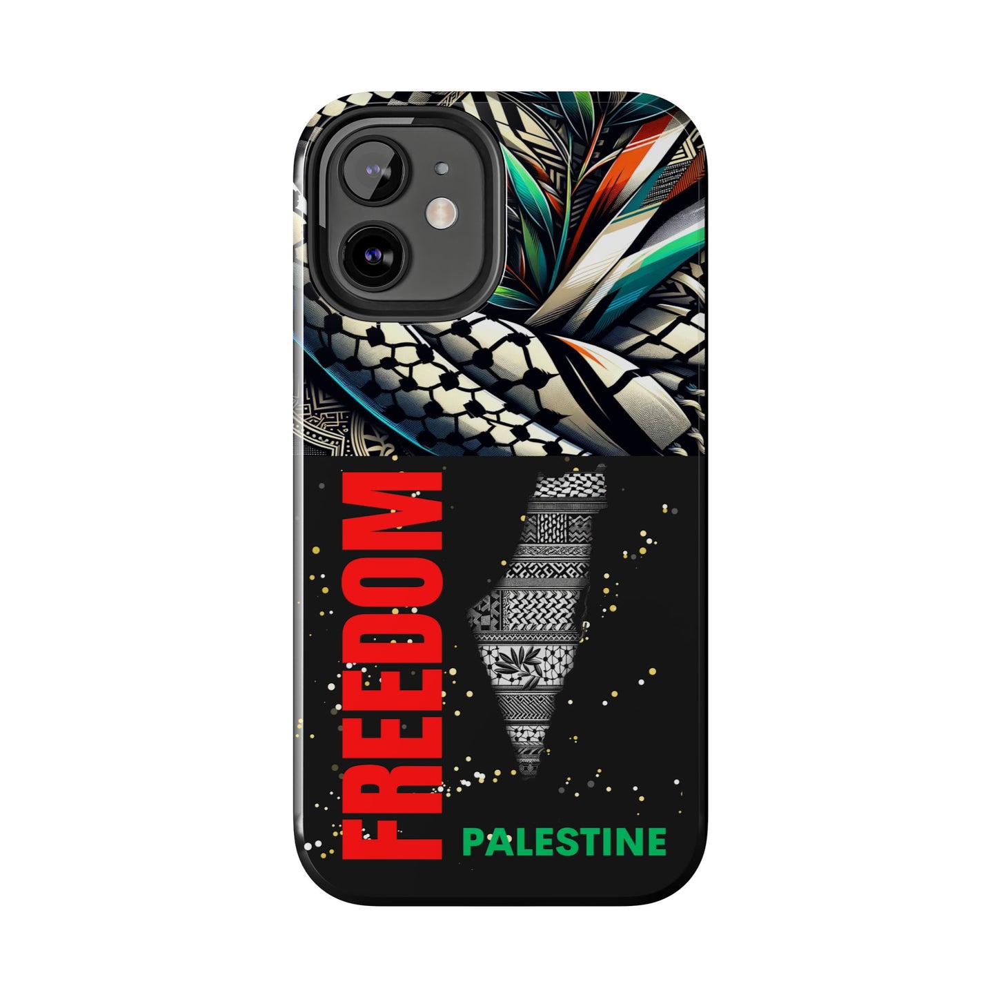 Freedom-Themed Phone Case, Durable Cover, Palestine Pride, Tough Phone Case