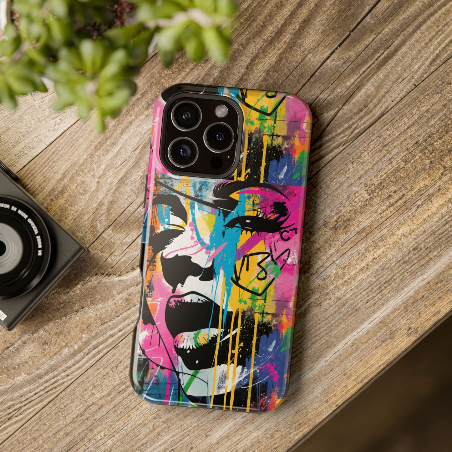 Phone Cases, Colorful Art, Trendy Accessories, Unique Gifts, Tough Cases with