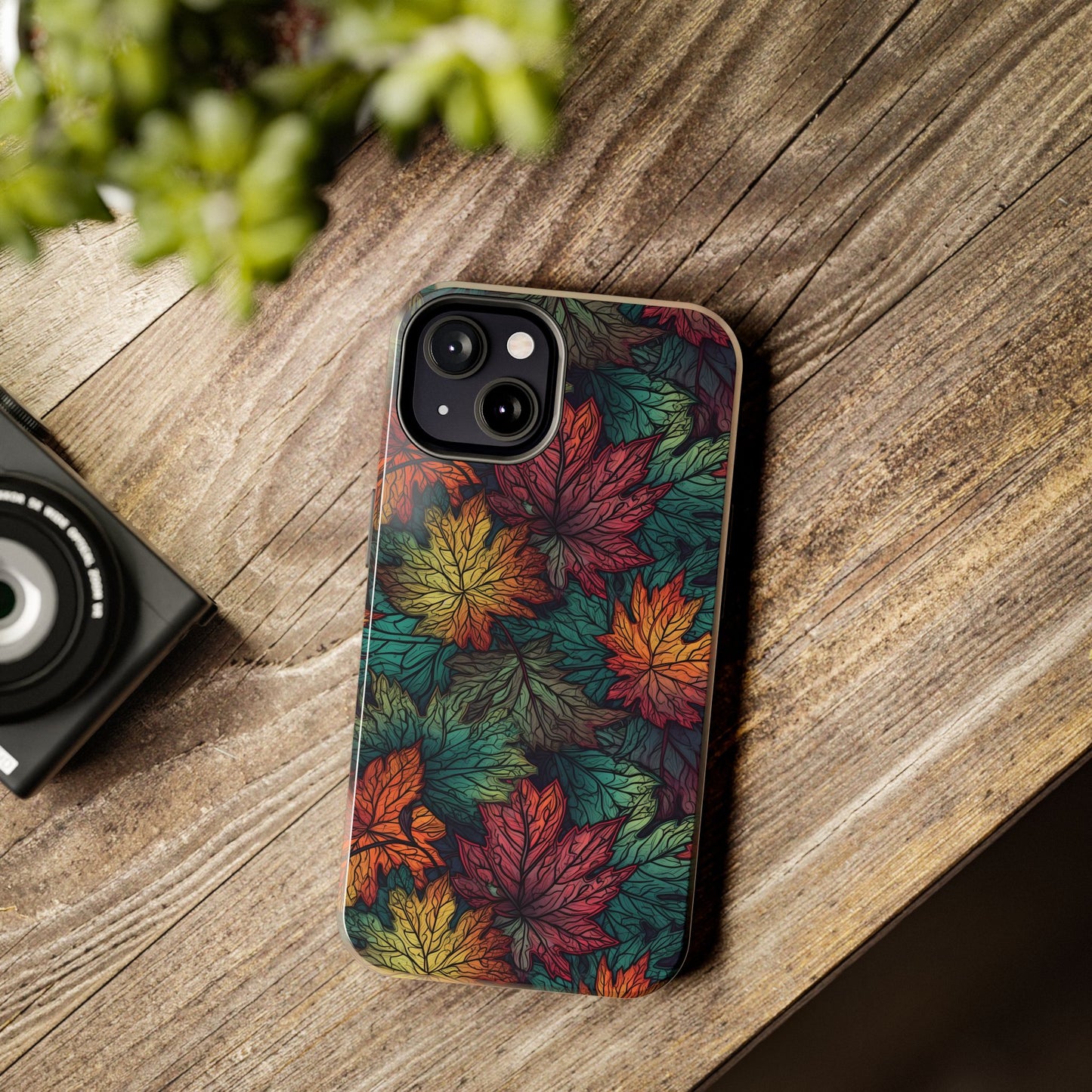 Fall Maple Leaf Tough Phone Cases - iPhone, Samsung, Protective Cover, Autumn