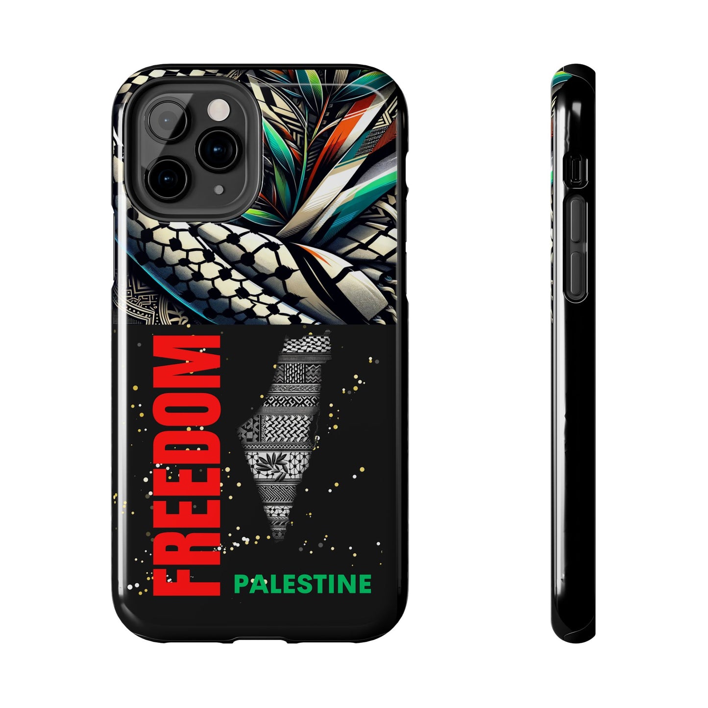 Freedom-Themed Phone Case, Durable Cover, Palestine Pride, Tough Phone Case