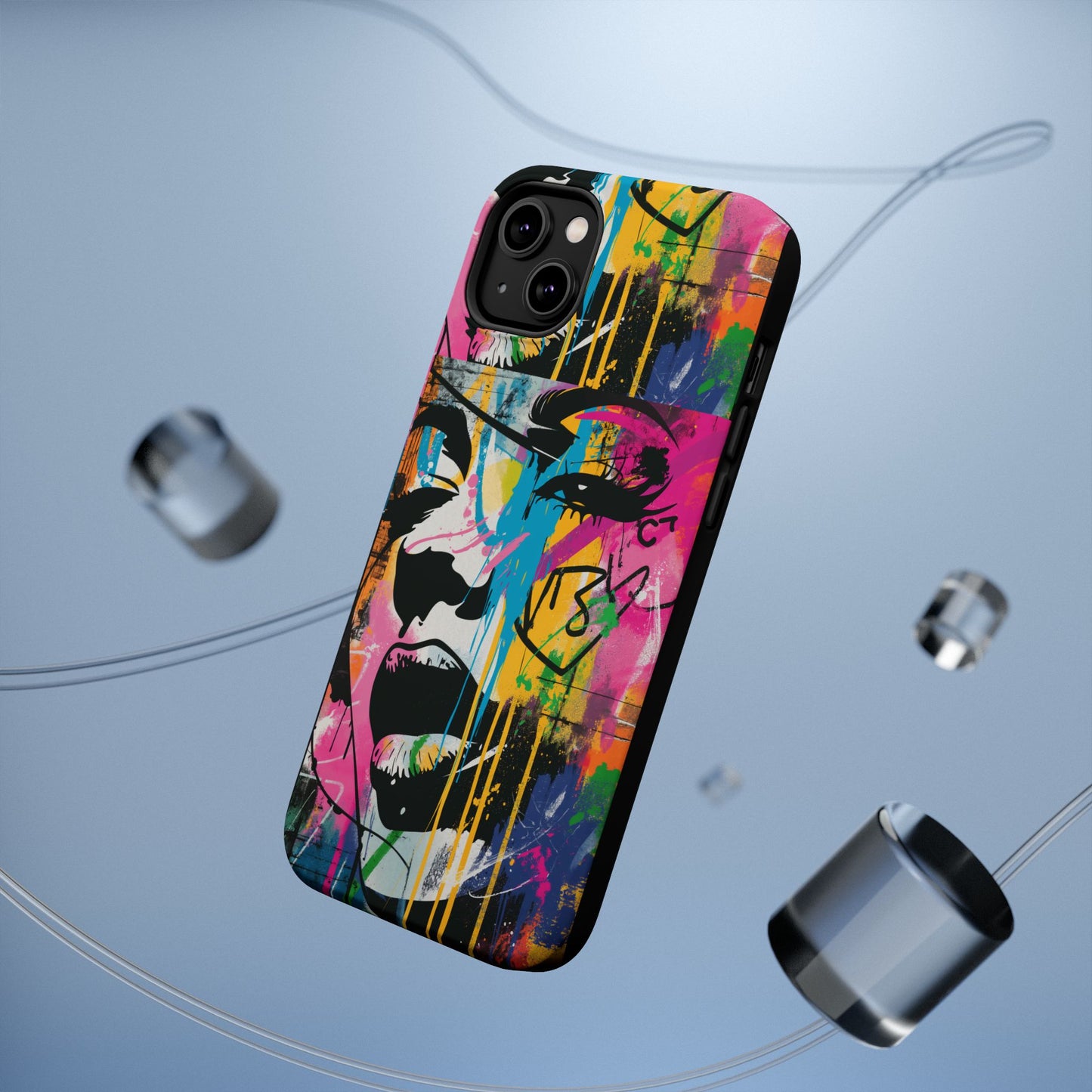 Phone Cases, Colorful Art, Trendy Accessories, Unique Gifts, Tough Cases with