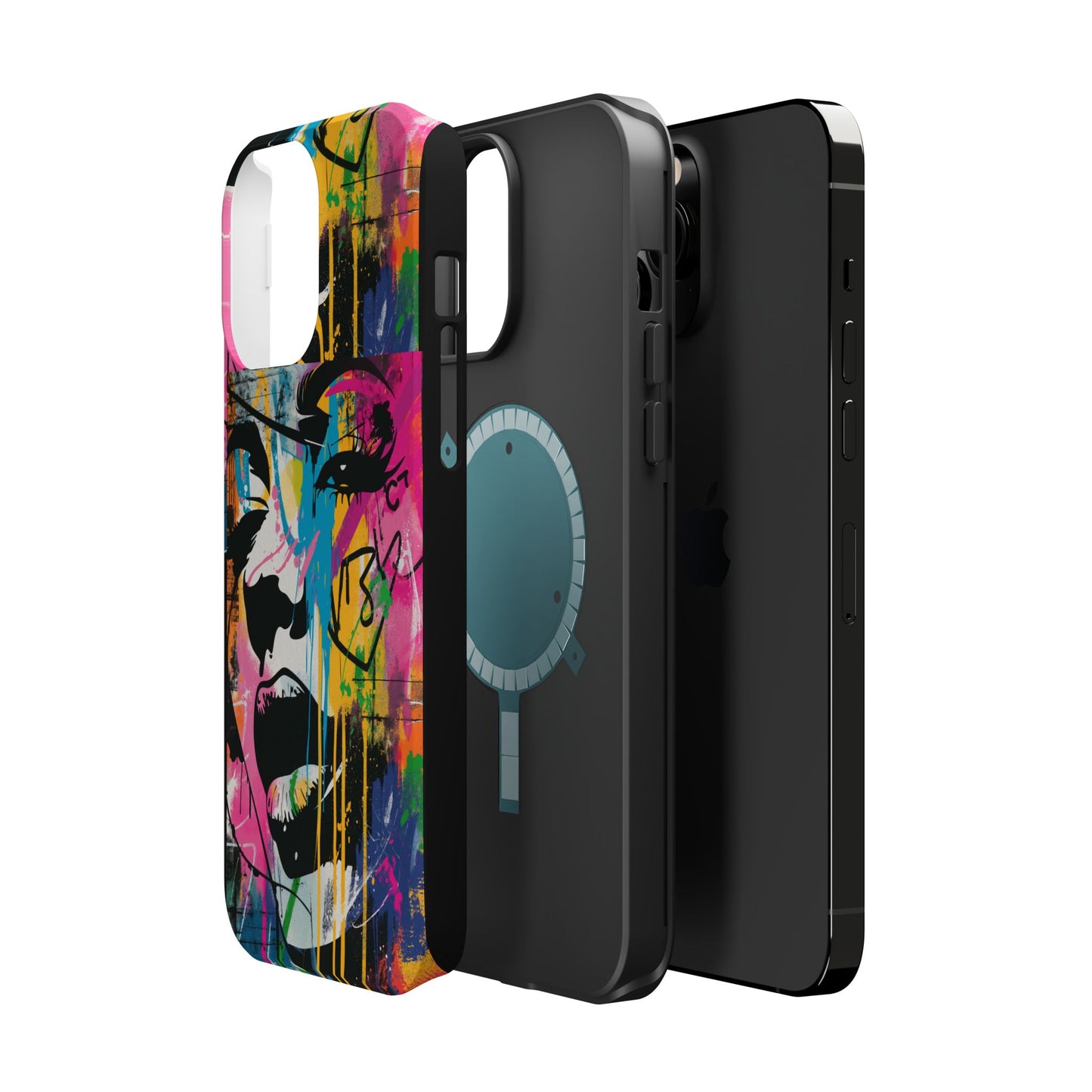 Phone Cases, Colorful Art, Trendy Accessories, Unique Gifts, Tough Cases with