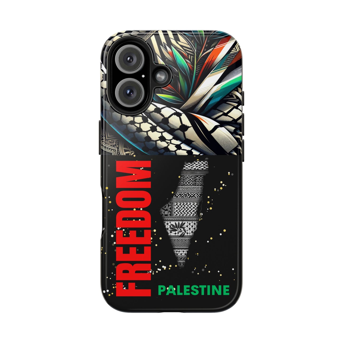 Freedom-Themed Phone Case, Durable Cover, Palestine Pride, Tough Phone Case