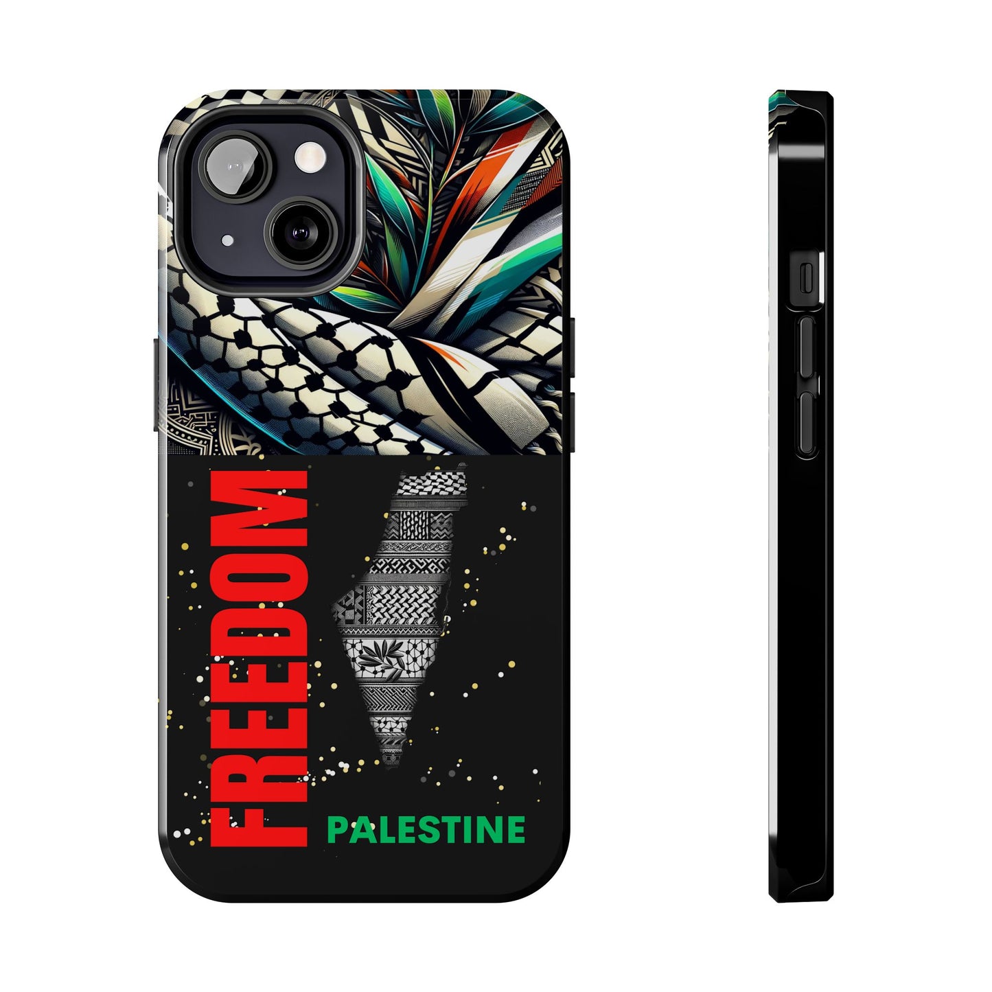 Freedom-Themed Phone Case, Durable Cover, Palestine Pride, Tough Phone Case