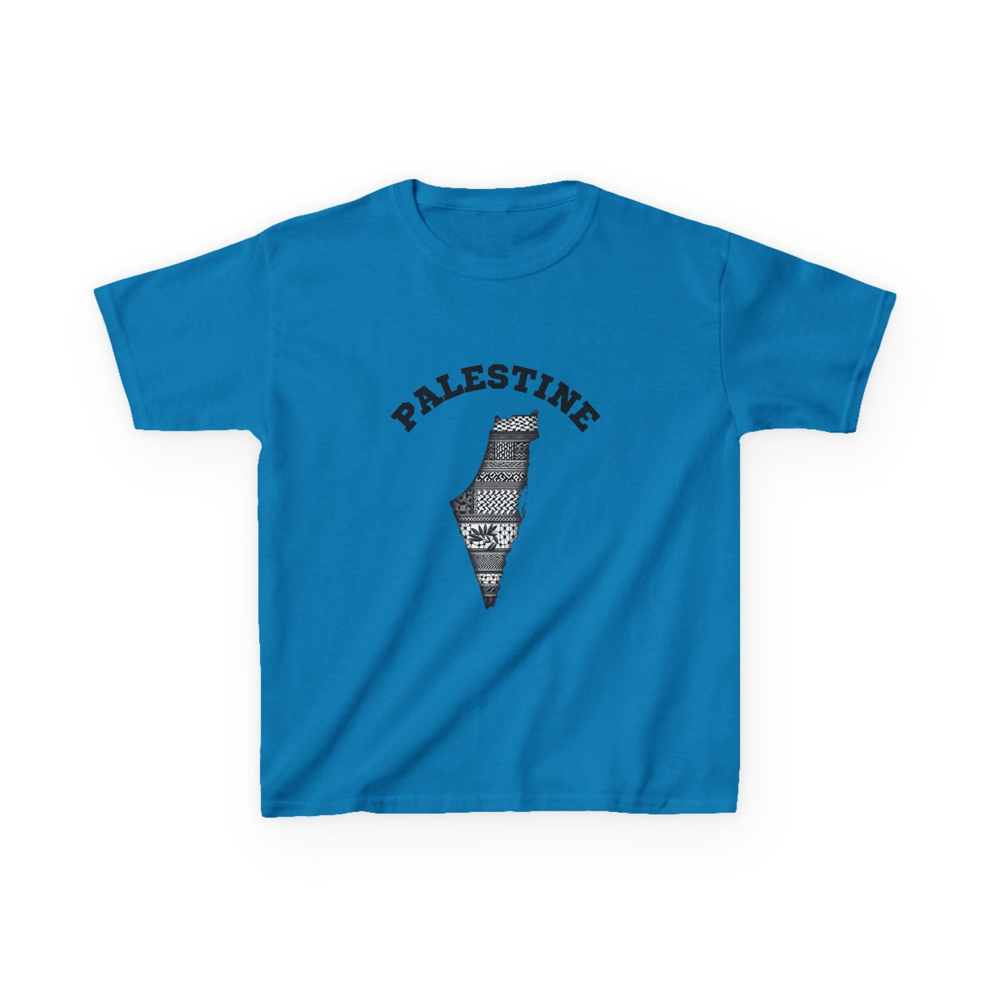 Palestine Kids Tee, Free Palestine Comfort T-Shirt for Youth, Casual Wear,