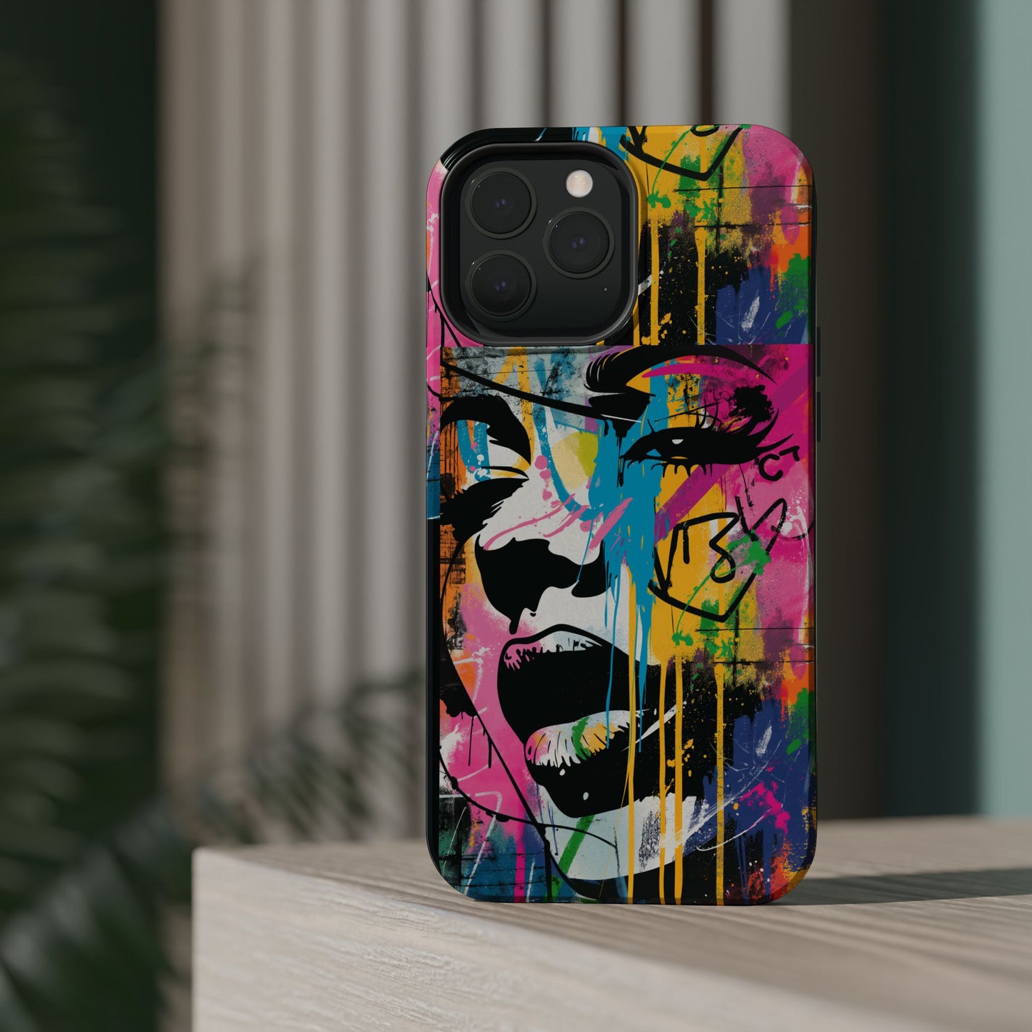 Phone Cases, Colorful Art, Trendy Accessories, Unique Gifts, Tough Cases with
