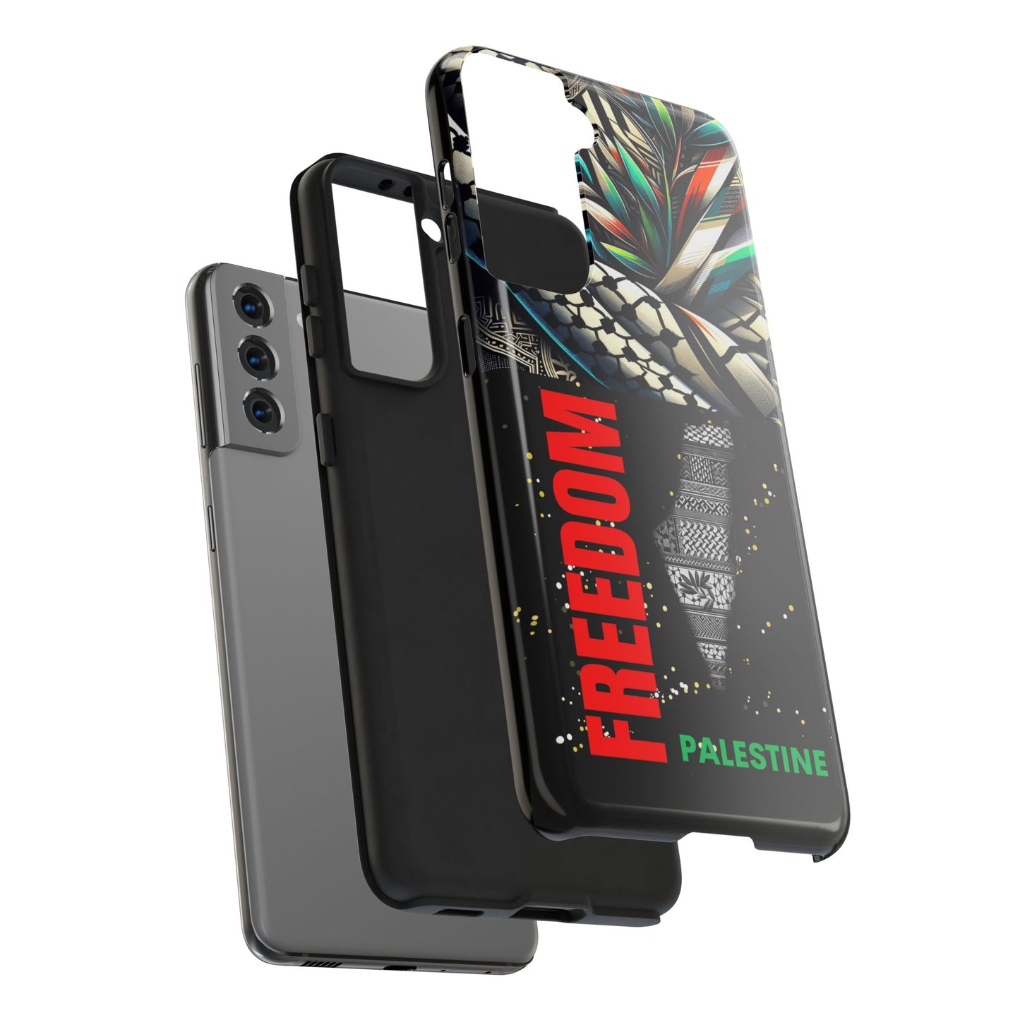 Freedom-Themed Phone Case, Durable Cover, Palestine Pride, Tough Phone Case