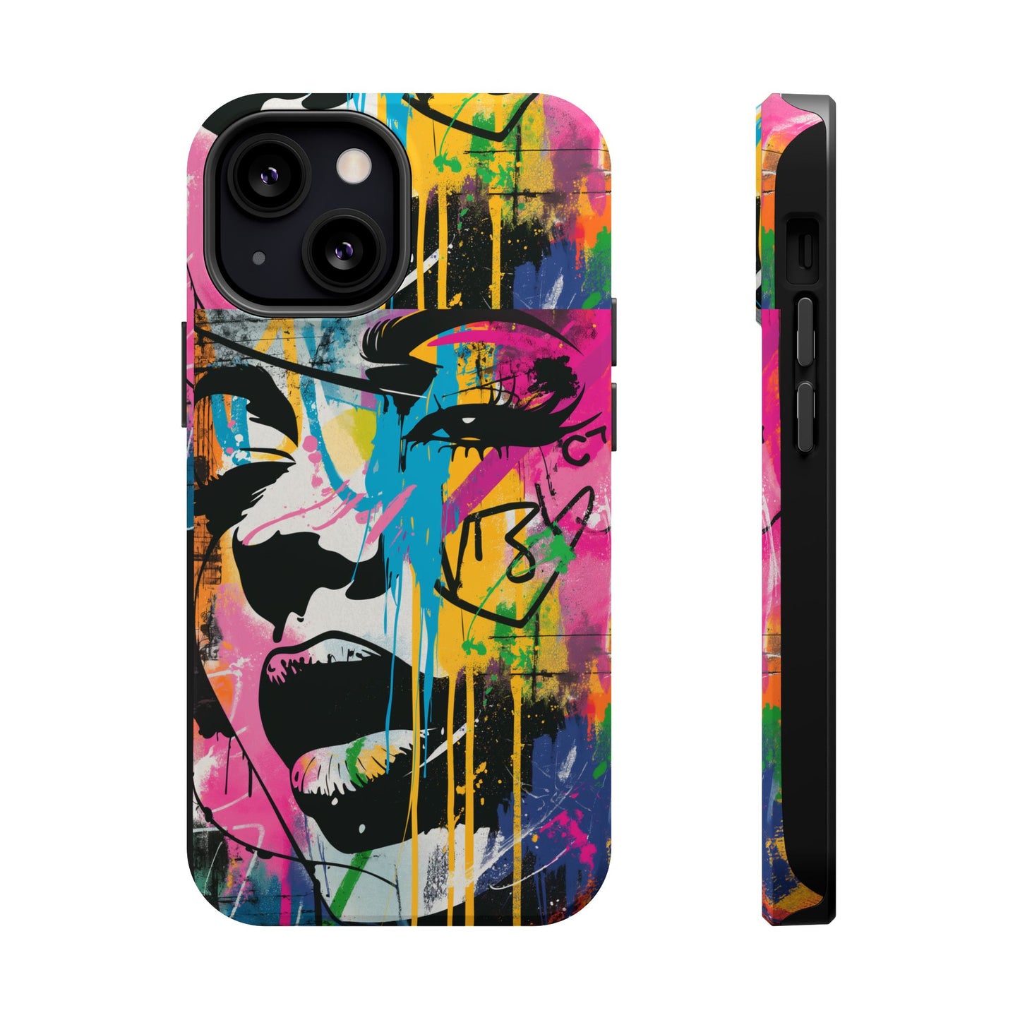 Phone Cases, Colorful Art, Trendy Accessories, Unique Gifts, Tough Cases with
