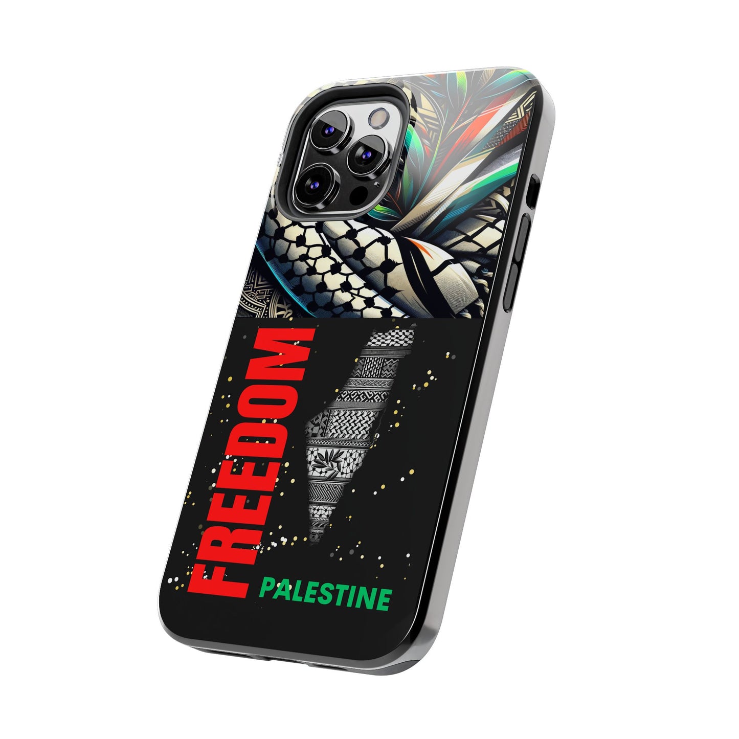 Freedom-Themed Phone Case, Durable Cover, Palestine Pride, Tough Phone Case