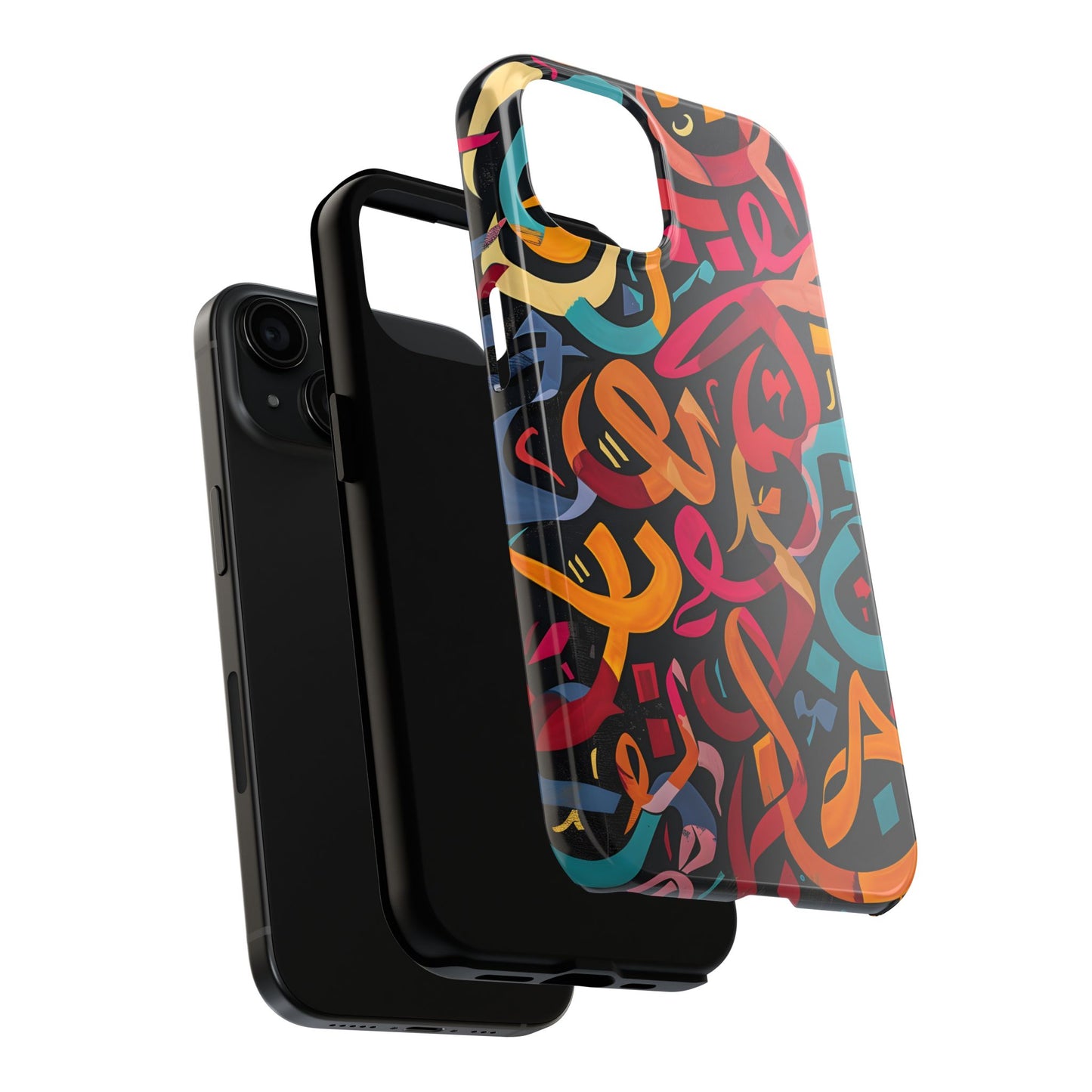 Arabic Graffiti Phone Cases, Calligraphy Patterns, iPhone Samsung Cases
