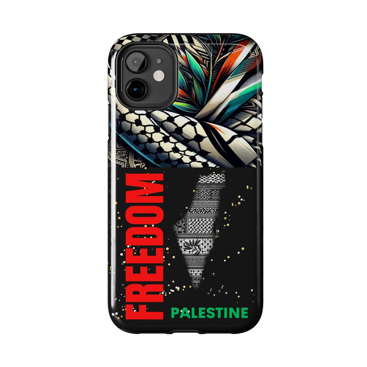 Freedom-Themed Phone Case, Durable Cover, Palestine Pride, Tough Phone Case