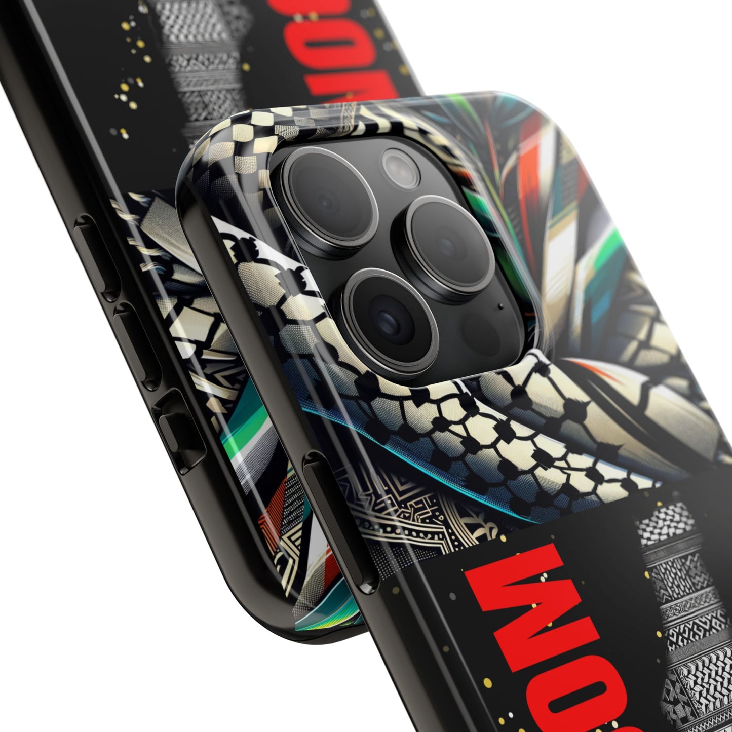 Freedom-Themed Phone Case, Durable Cover, Palestine Pride, Tough Phone Case