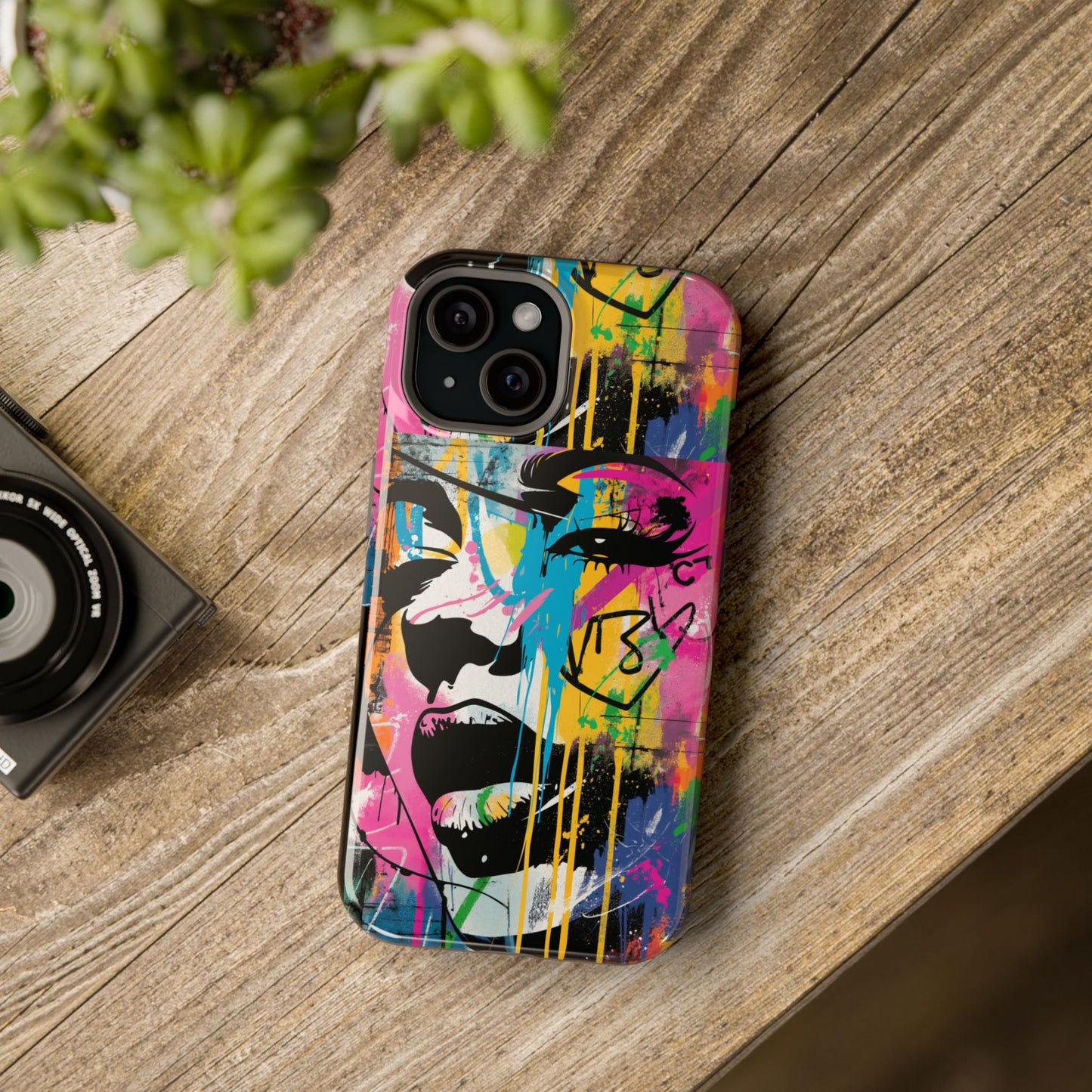 Phone Cases, Colorful Art, Trendy Accessories, Unique Gifts, Tough Cases with