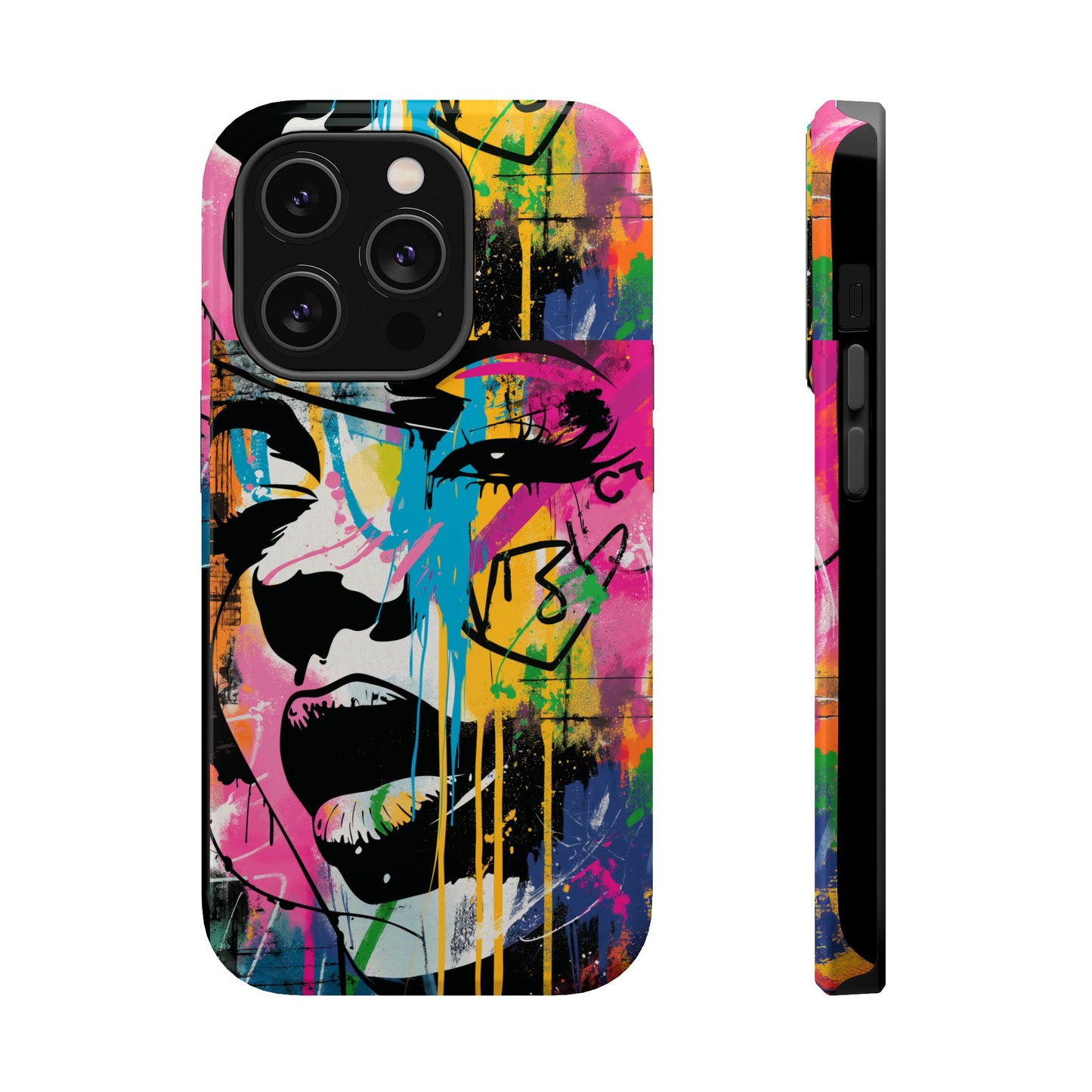 Phone Cases, Colorful Art, Trendy Accessories, Unique Gifts, Tough Cases with