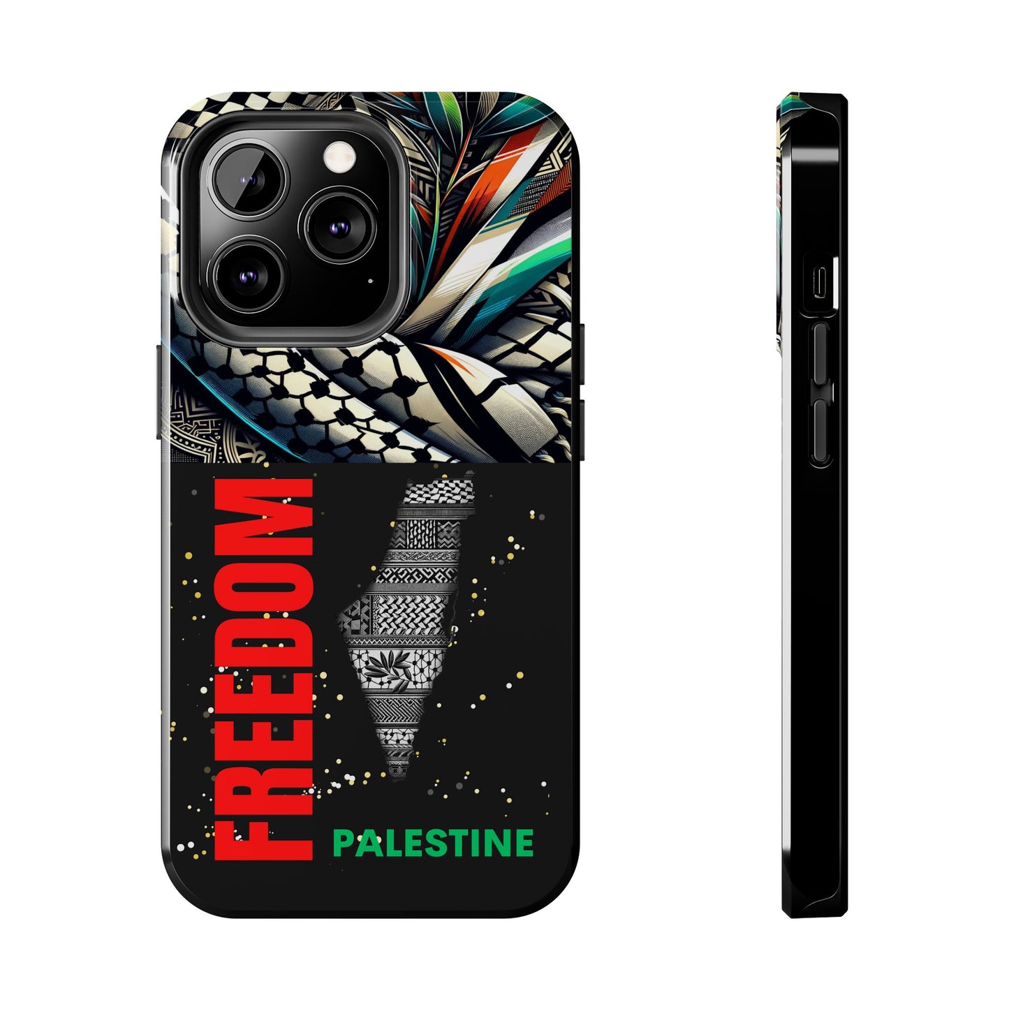 Freedom-Themed Phone Case, Durable Cover, Palestine Pride, Tough Phone Case