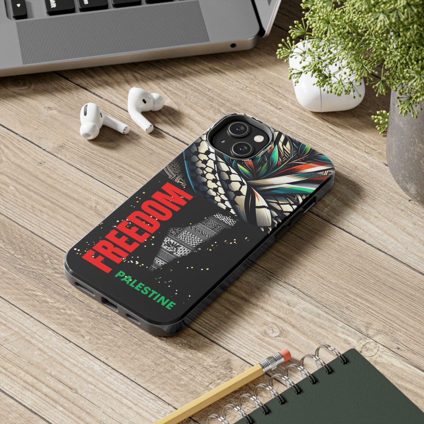 Freedom-Themed Phone Case, Durable Cover, Palestine Pride, Tough Phone Case