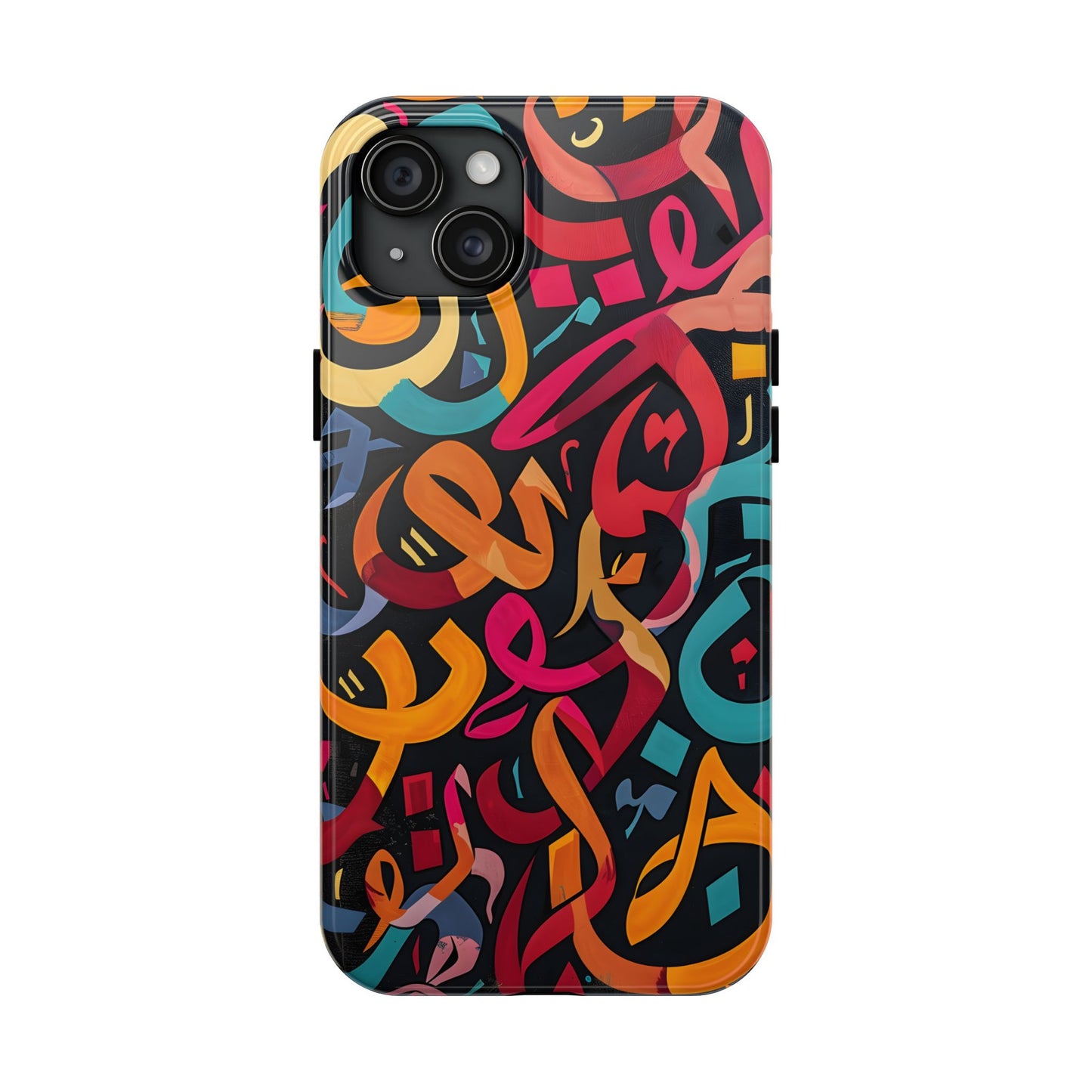 Arabic Graffiti Phone Cases, Calligraphy Patterns, iPhone Samsung Cases