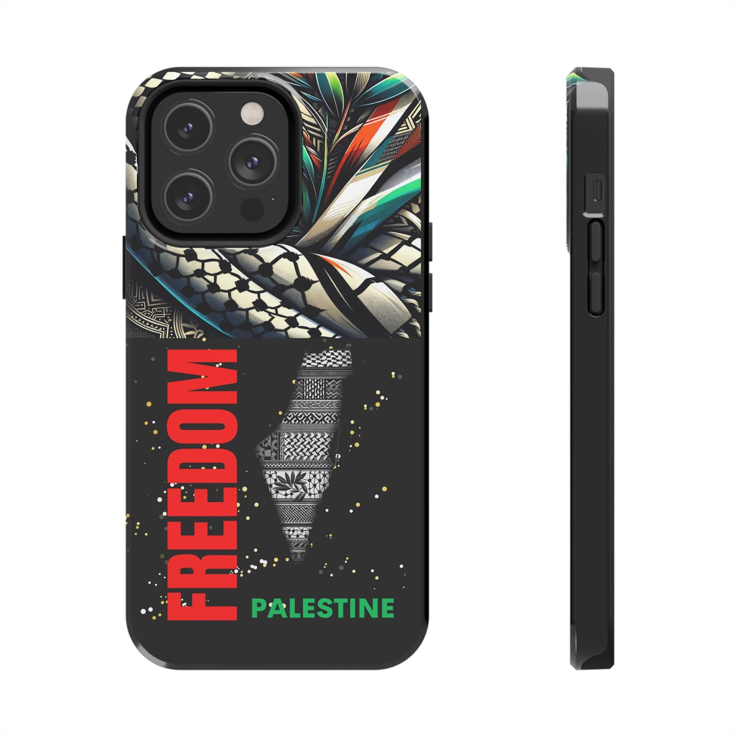 Freedom-Themed Phone Case, Durable Cover, Palestine Pride, Tough Phone Case