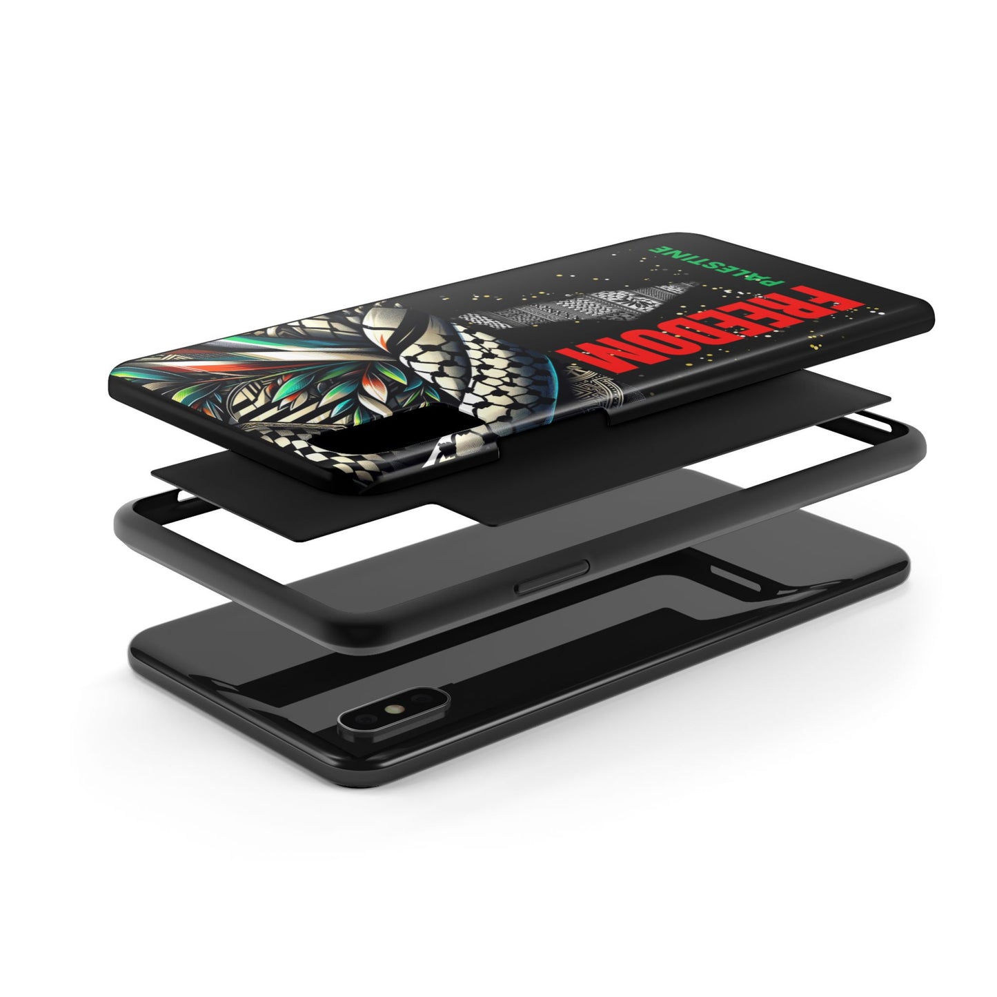 Freedom-Themed Phone Case, Durable Cover, Palestine Pride, Tough Phone Case