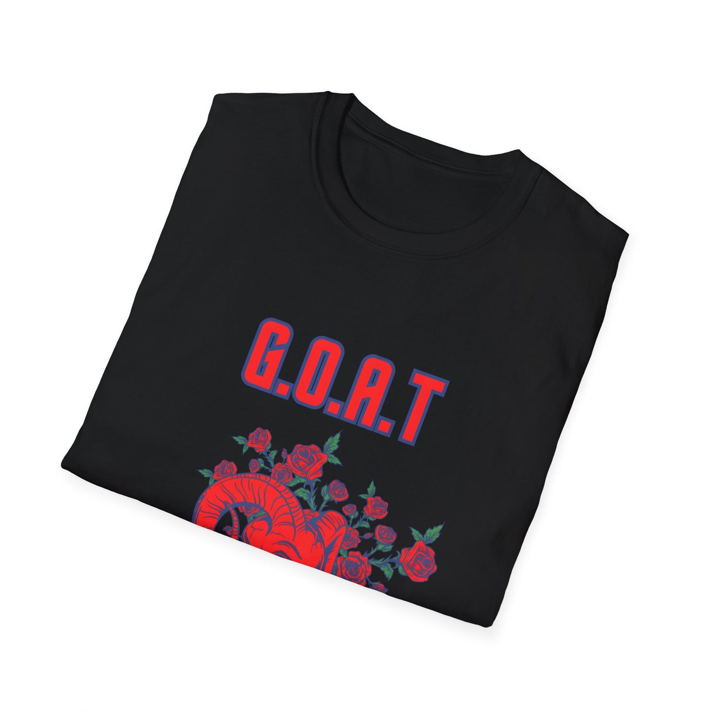 G O A T Graphic Tee, Casual Unisex Shirt, Softstyle T-Shirt, Fun Gift for Youth