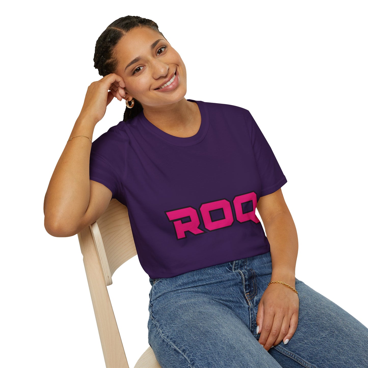 Bold ROQ Women Softstyle T-Shirt, Casual Wear, Gift for Friends, Graphic Tee
