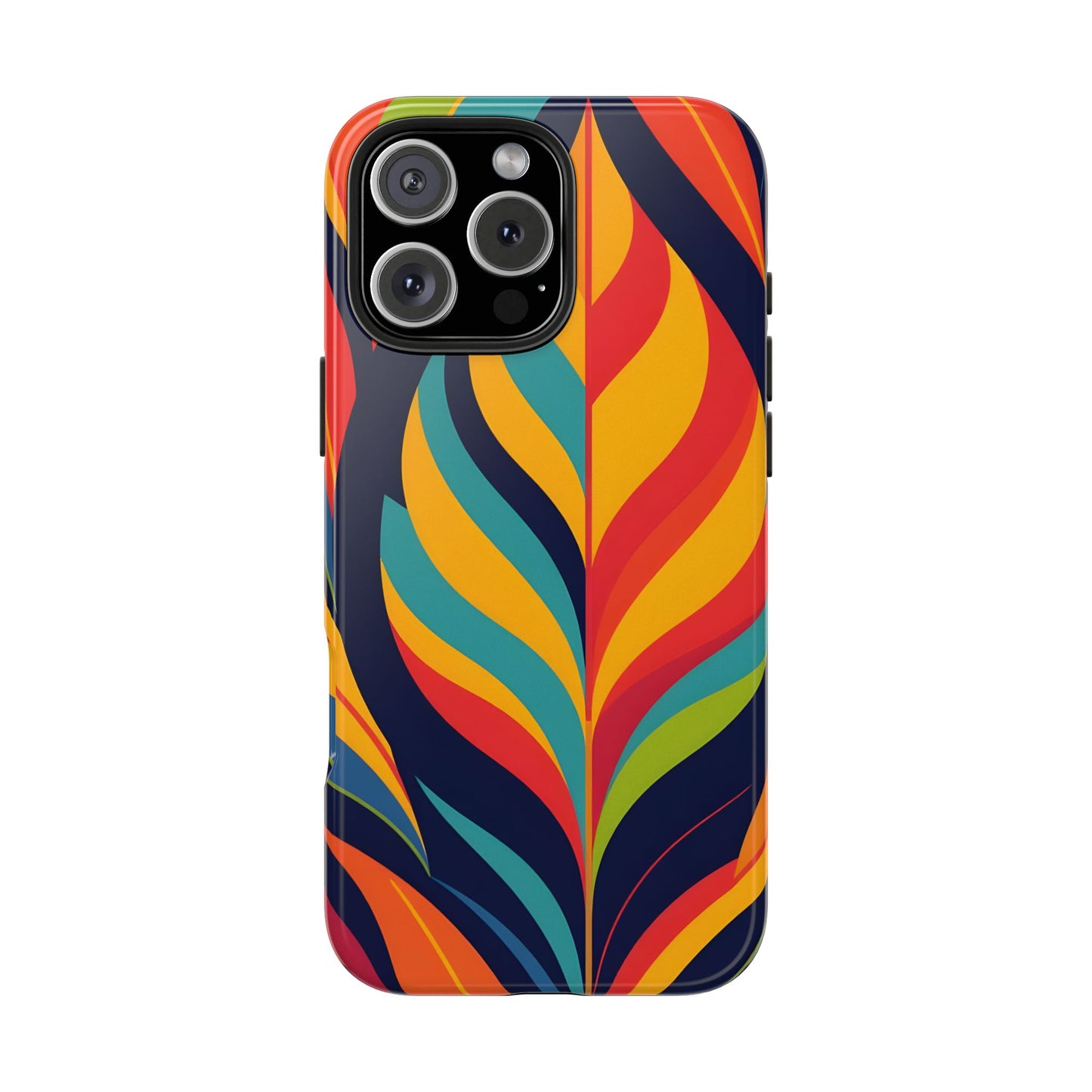 Colorful Leaf tough Phone Case, iPhone, Samsung Nature Lover Gift, Protective