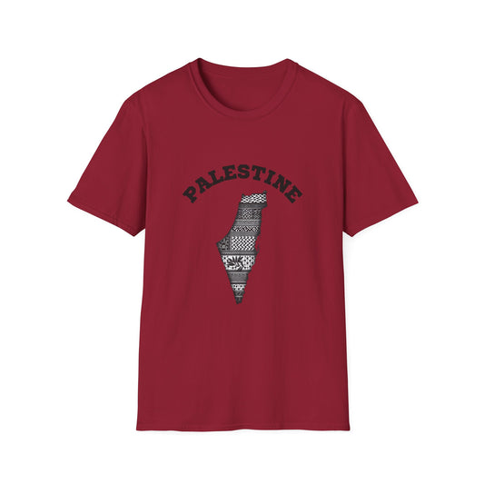 Palestine Softstyle T-Shirt, Comfortable Unisex Tee for Proud Heritage, Gift for Activists, Holiday and Everyday Wear, Unique Graphic Tee,