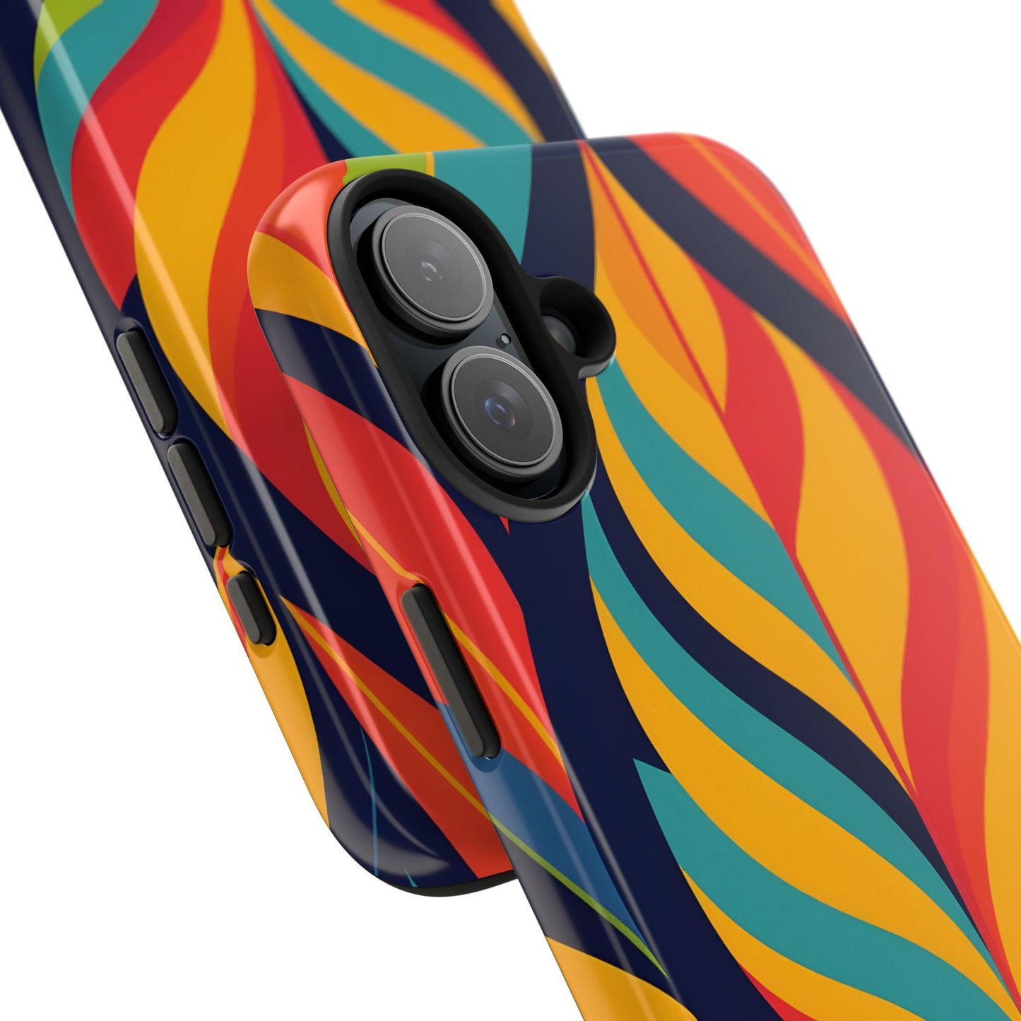 Colorful Leaf tough Phone Case, iPhone, Samsung Nature Lover Gift, Protective