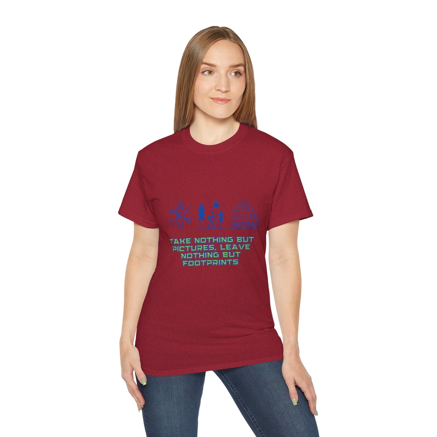 Adventure Vibes Tee - Eco-Friendly Unisex T-Shirt, Outdoor Camping Hiking Shirt,