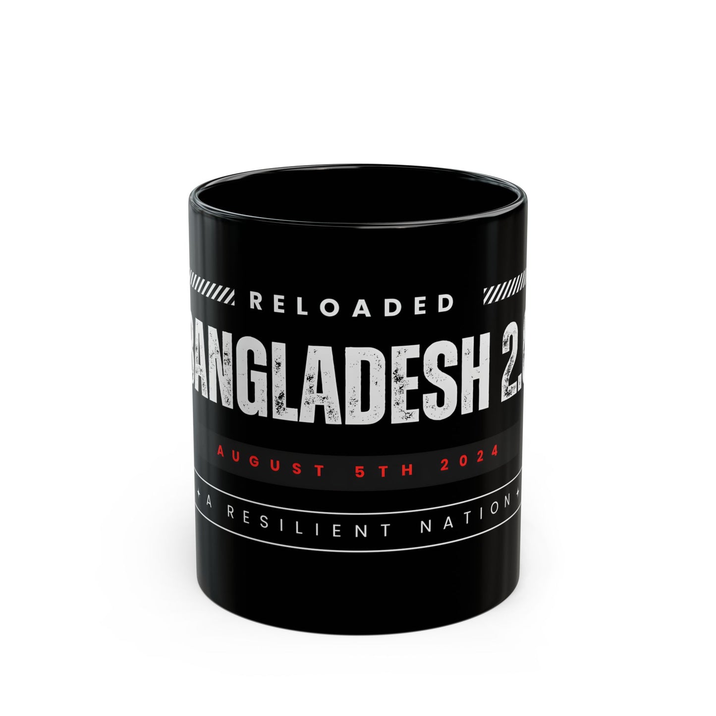 Bangladesh 2 0 Quota Movement Black Mug, Coffee Mug for Coffee Lovers, Patriotic