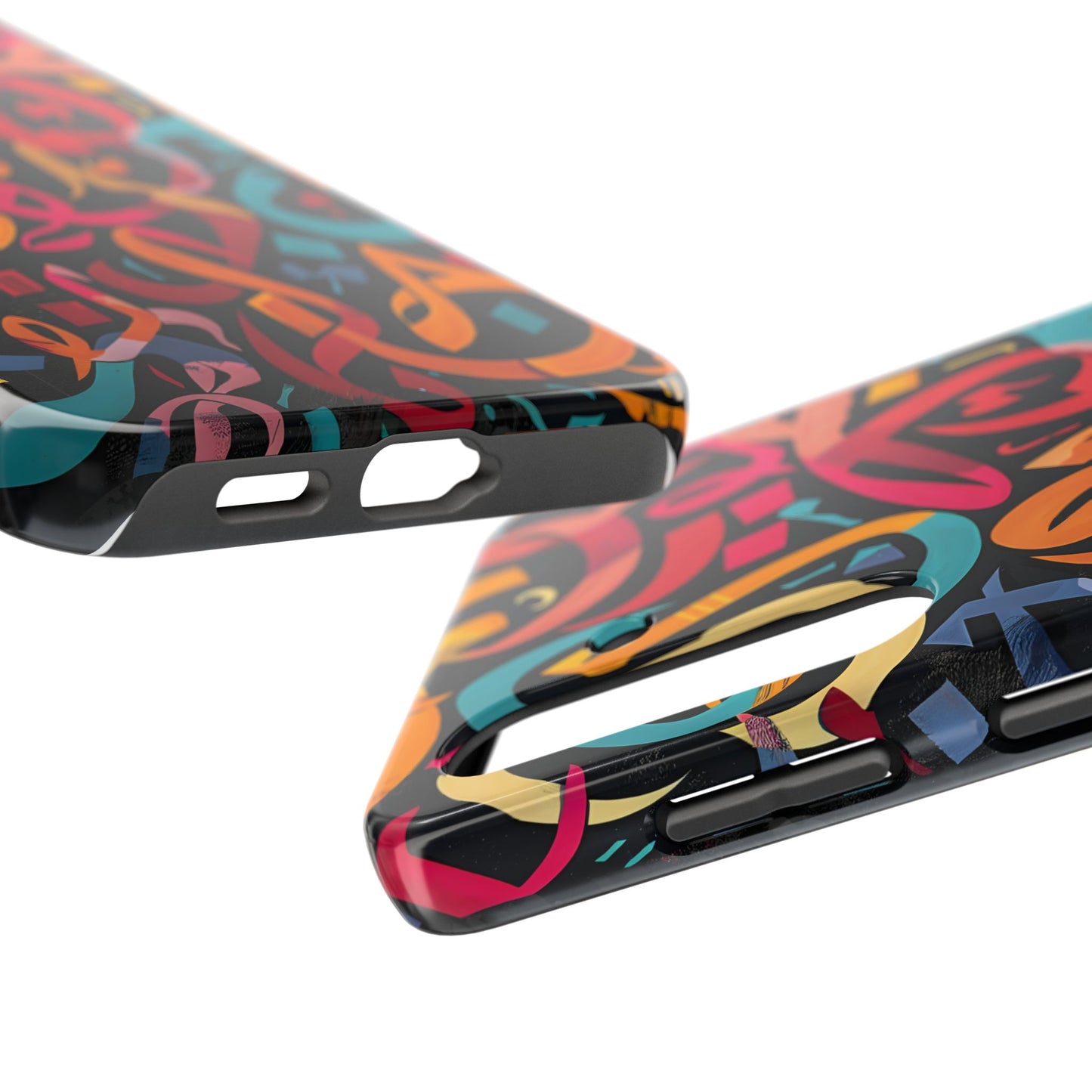 Arabic Graffiti Phone Cases, Calligraphy Patterns, iPhone Samsung Cases